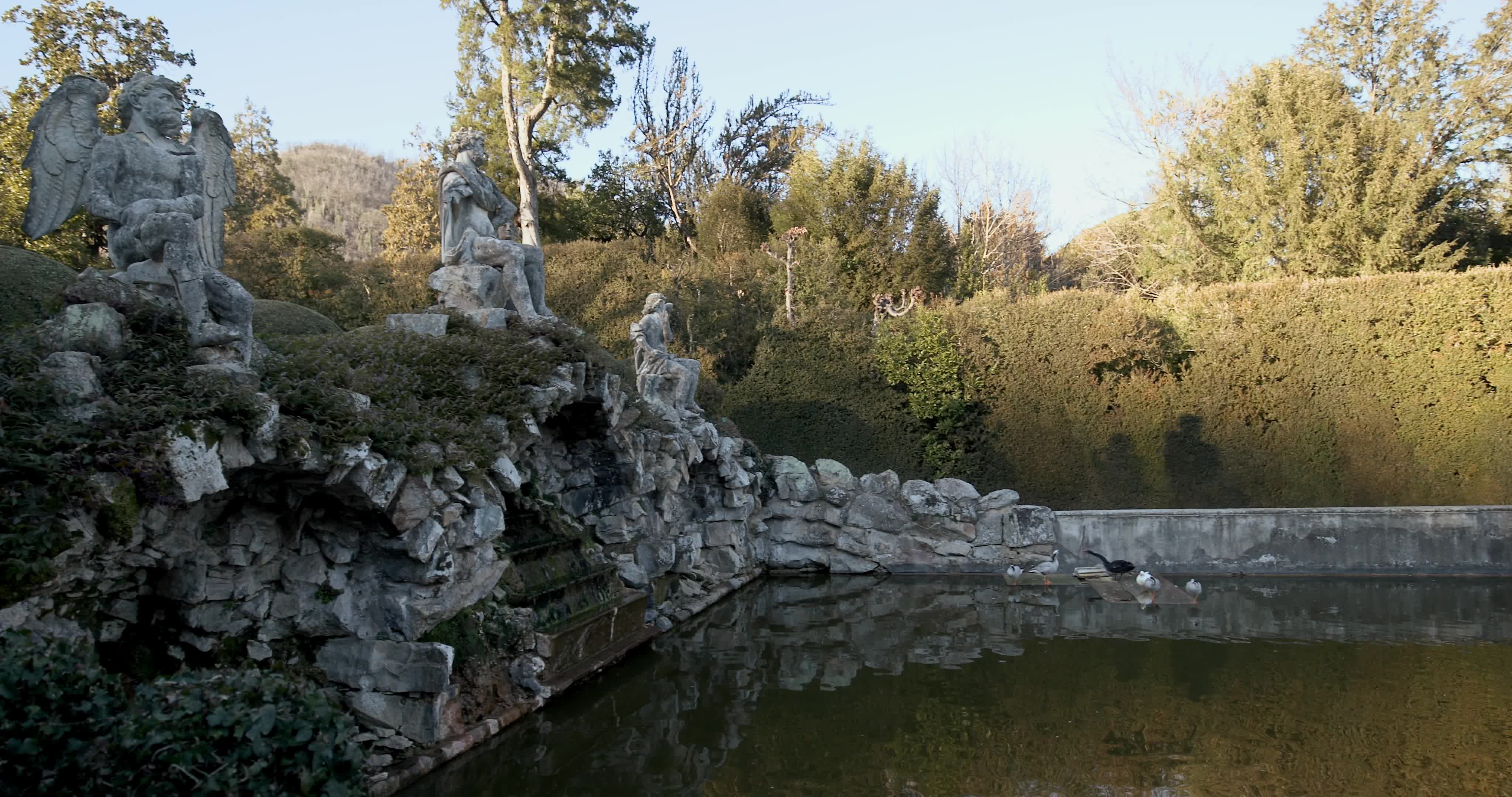 The garden of Villa Barbarigo Pizzoni Ardemani, Valsanzibio