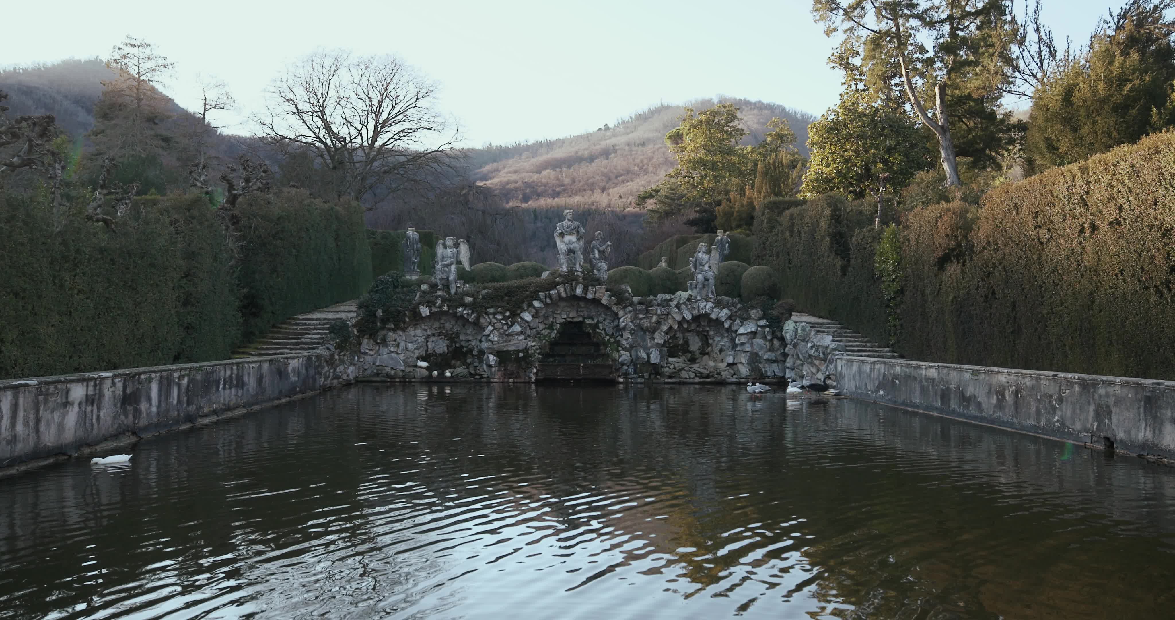 The garden of Villa Barbarigo Pizzoni Ardemani, Valsanzibio