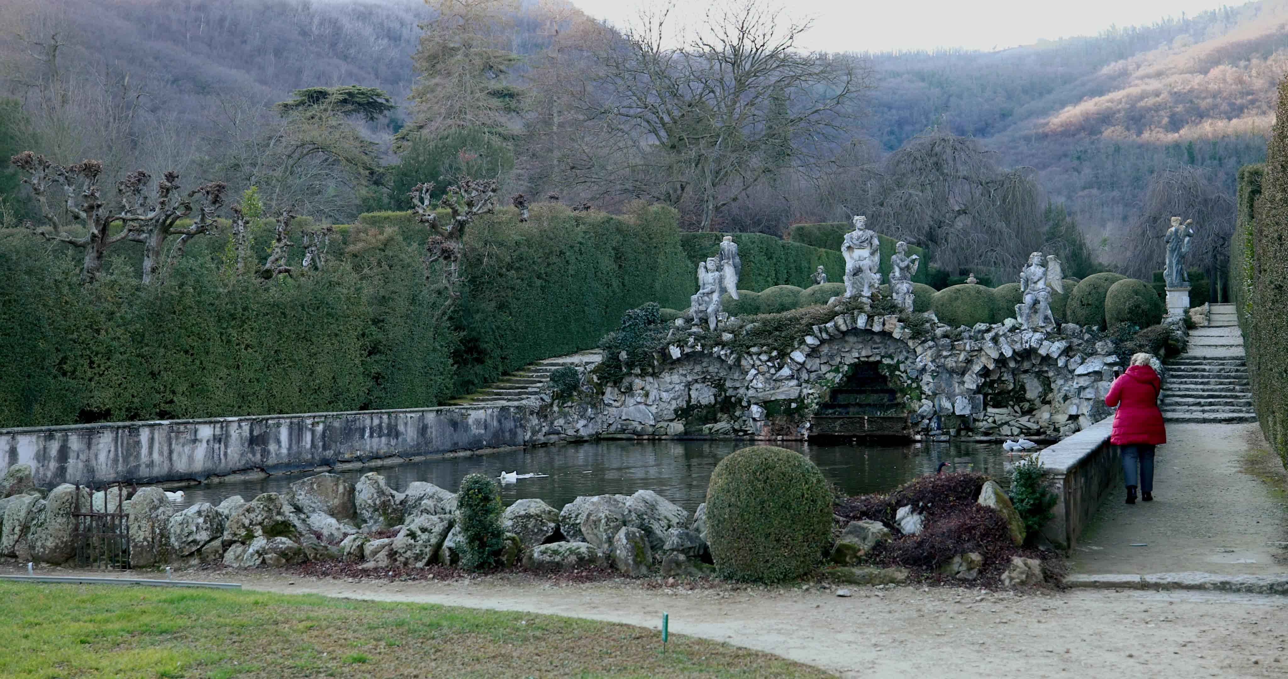 The garden of Villa Barbarigo Pizzoni Ardemani, Valsanzibio