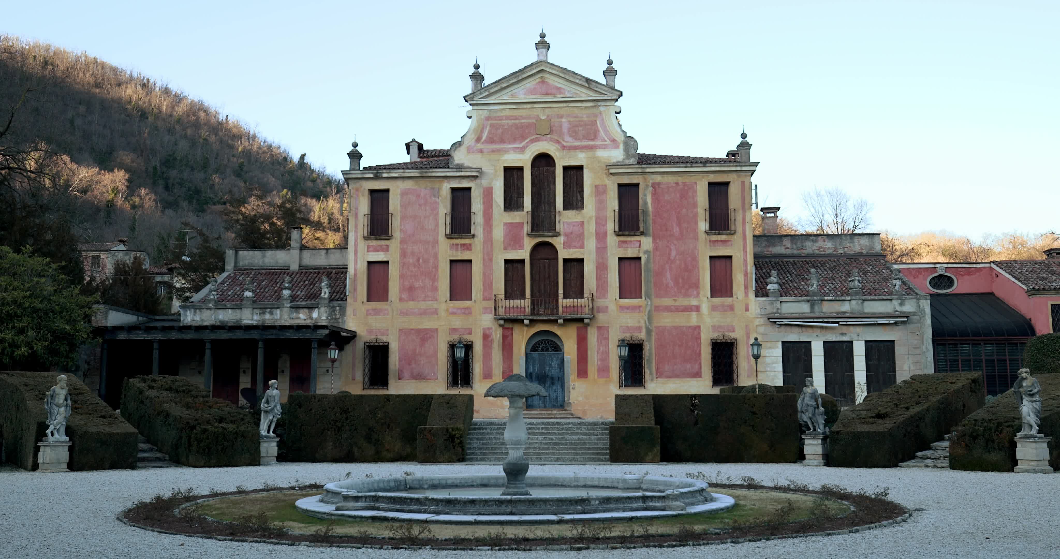 The garden of Villa Barbarigo Pizzoni Ardemani, Valsanzibio