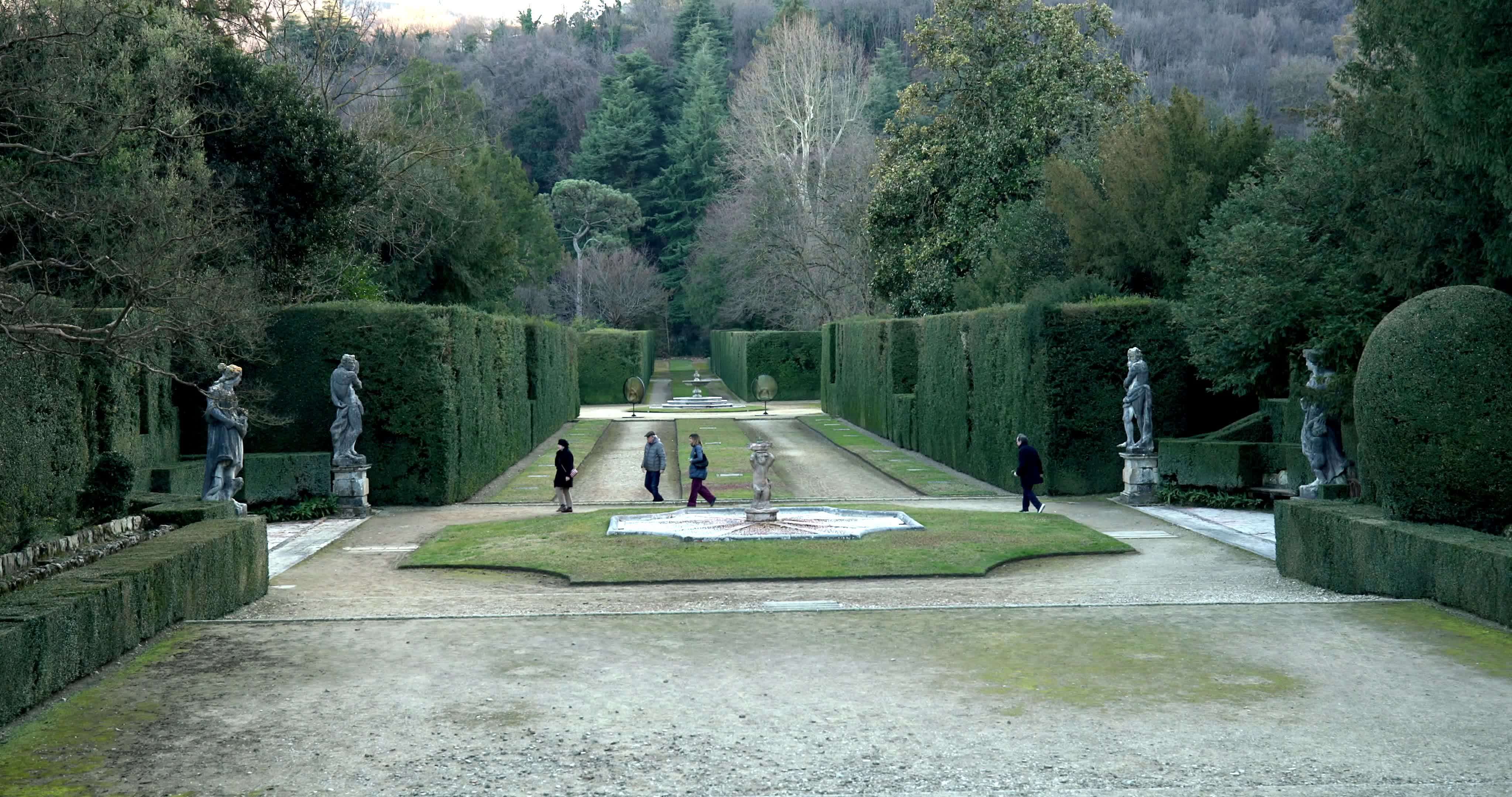 The garden of Villa Barbarigo Pizzoni Ardemani, Valsanzibio