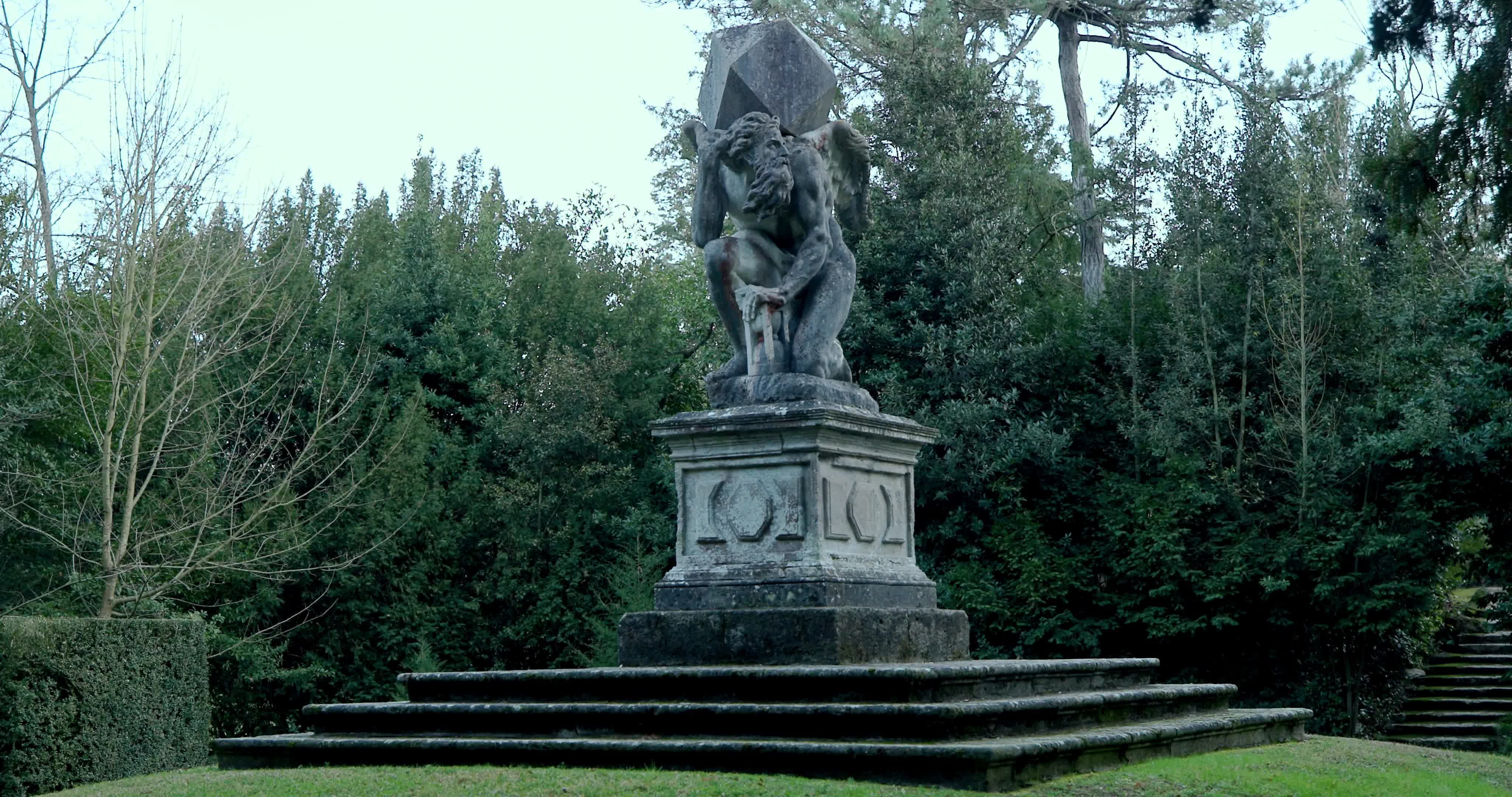 The garden of Villa Barbarigo Pizzoni Ardemani, Valsanzibio