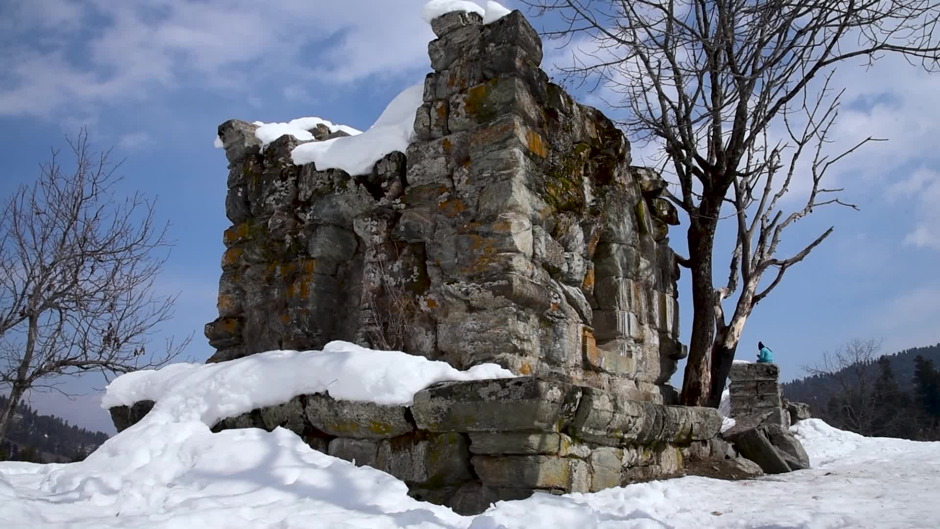 Archaeological site of Drang in Baramulla, Indian administered Kashmir.