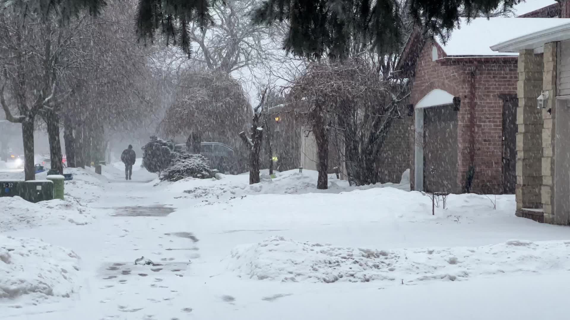 Winter storm hits Toronto