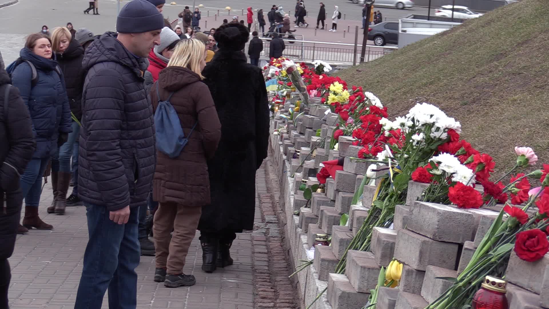 The 8th anniversary of Maidan protests in Ukraine