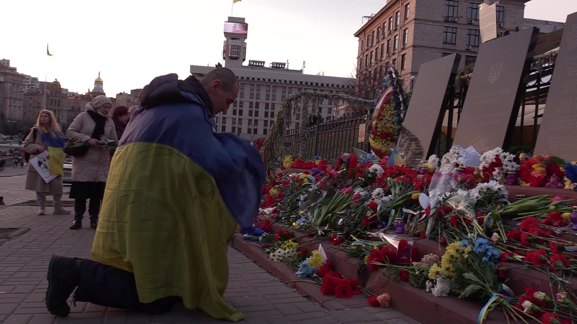 The 8th anniversary of Maidan protests in Ukraine