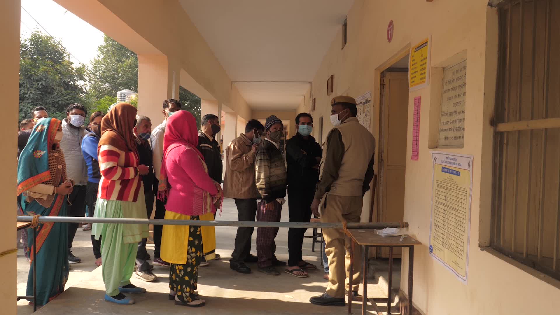 Voting for first phase of Uttar Pradesh elections in India