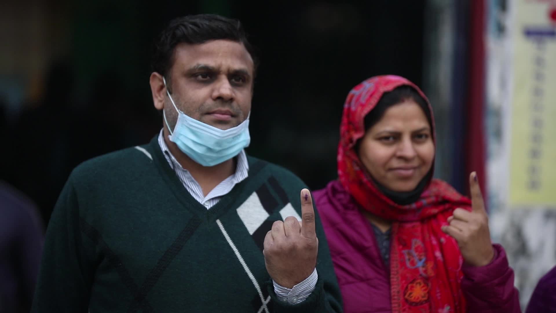 Voting for first phase of Uttar Pradesh elections in India