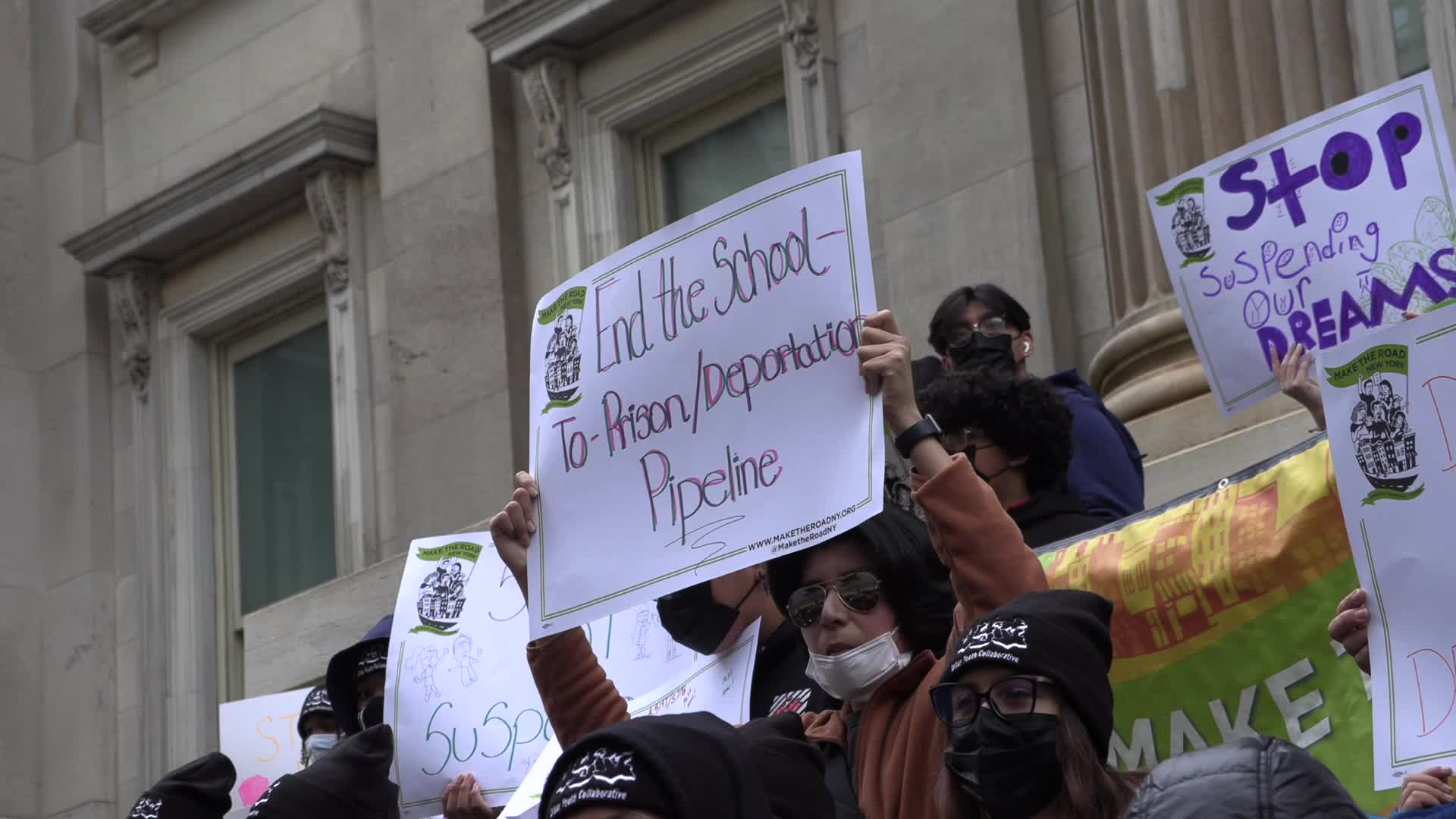 NYC: Students Call for End to School-to-Prison Pipeline 