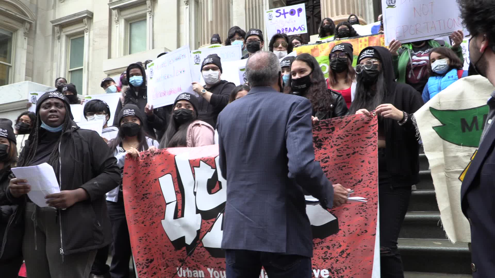 NYC: Students Call for End to School-to-Prison Pipeline 