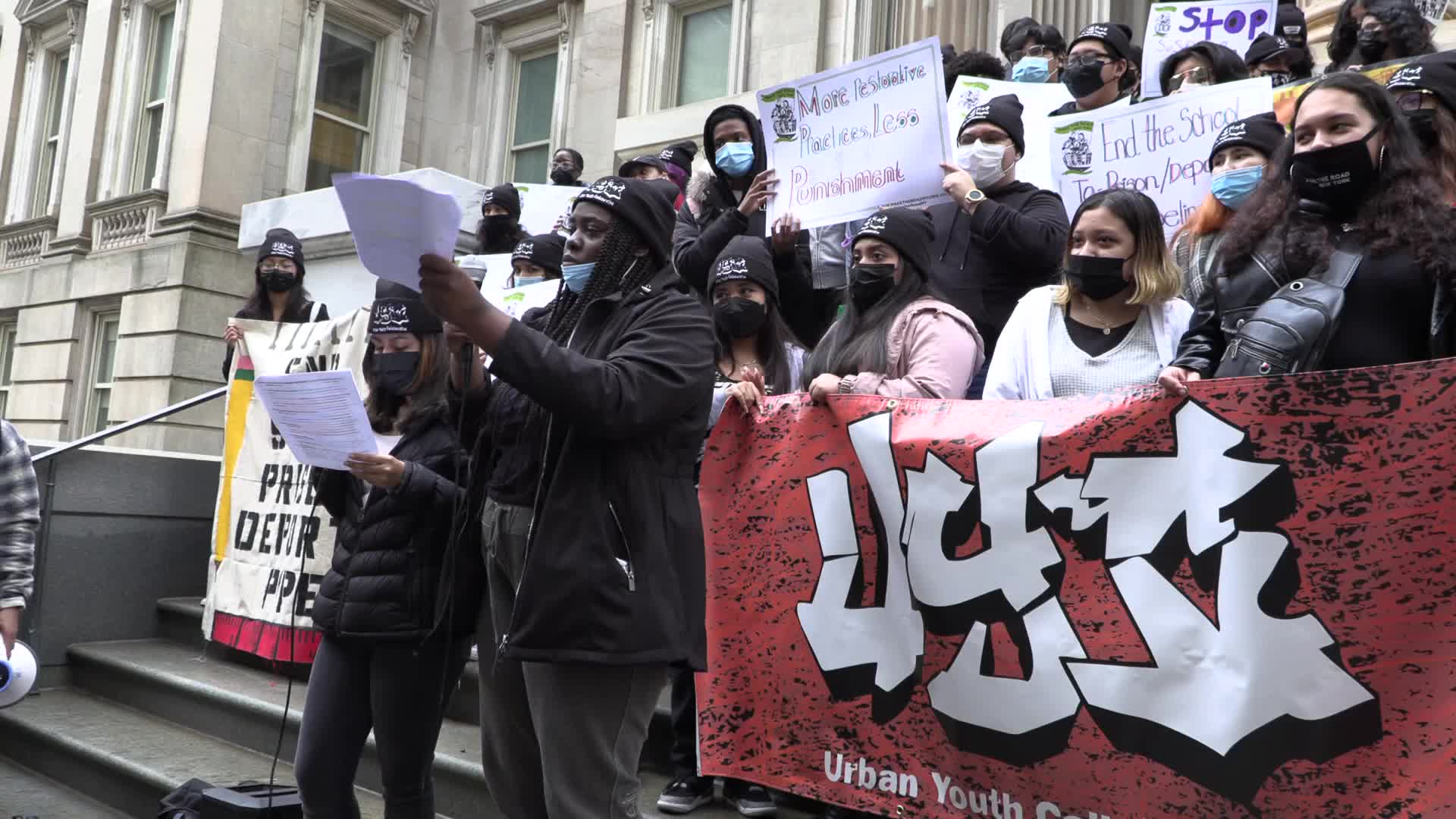 NYC: Students Call for End to School-to-Prison Pipeline 