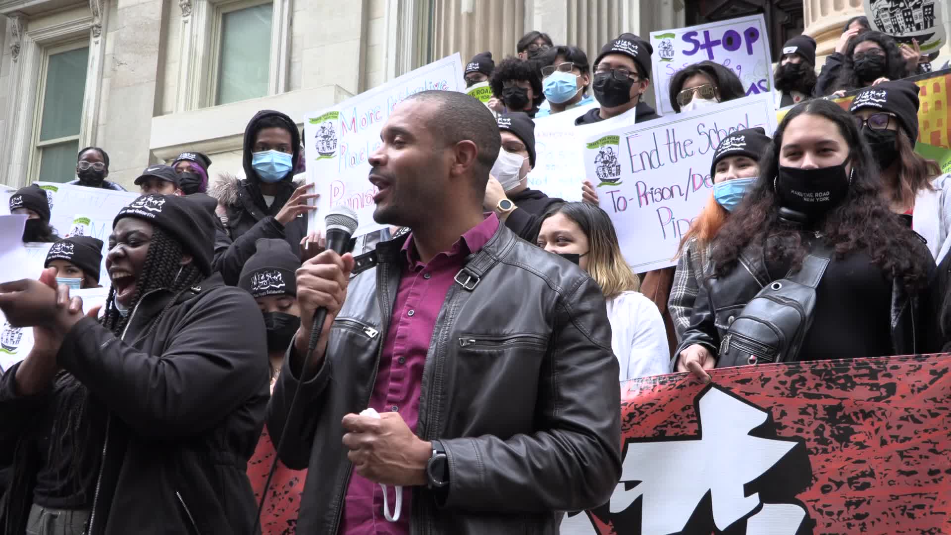NYC: Students Call for End to School-to-Prison Pipeline 