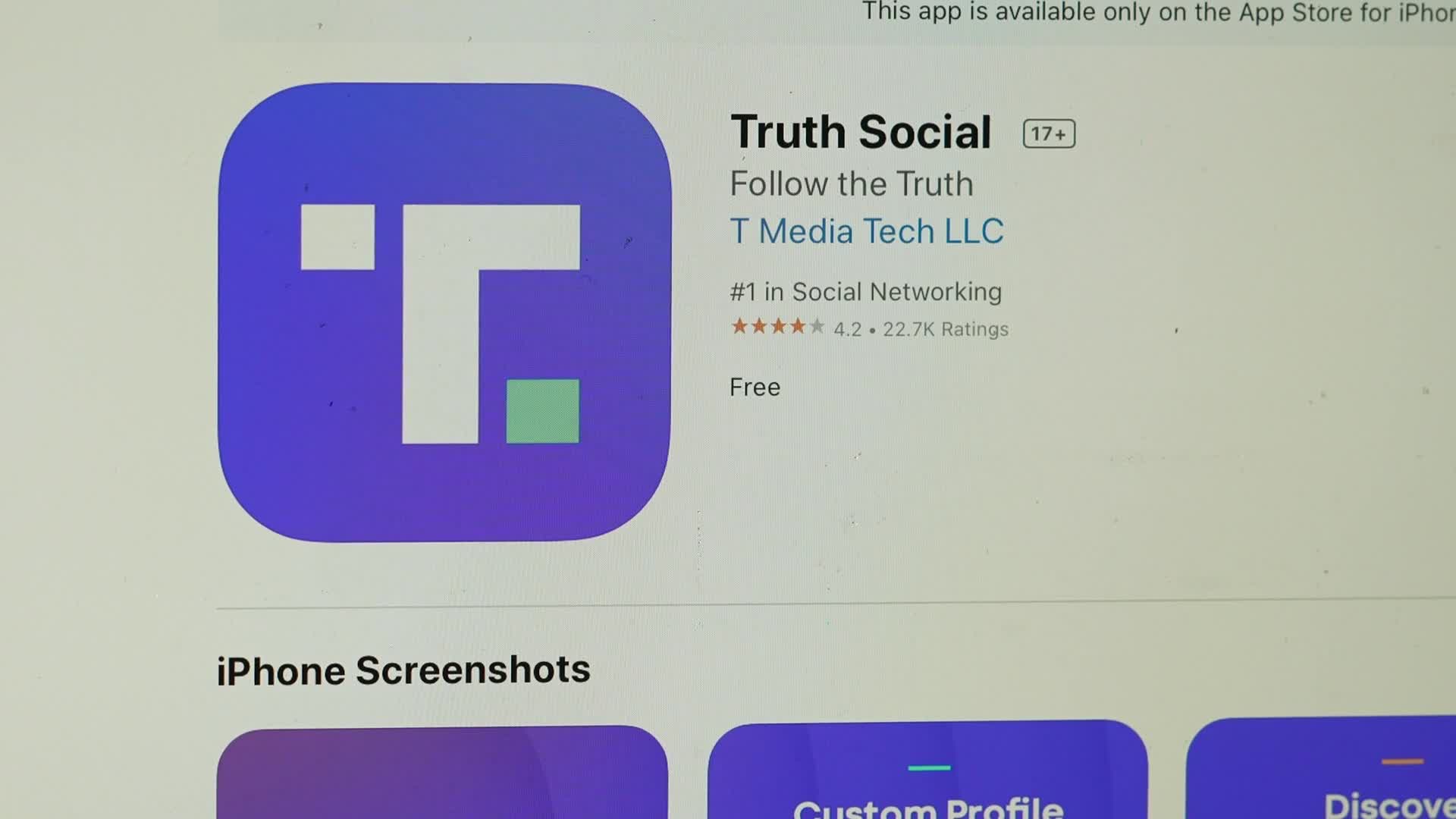 Truth Social Launch