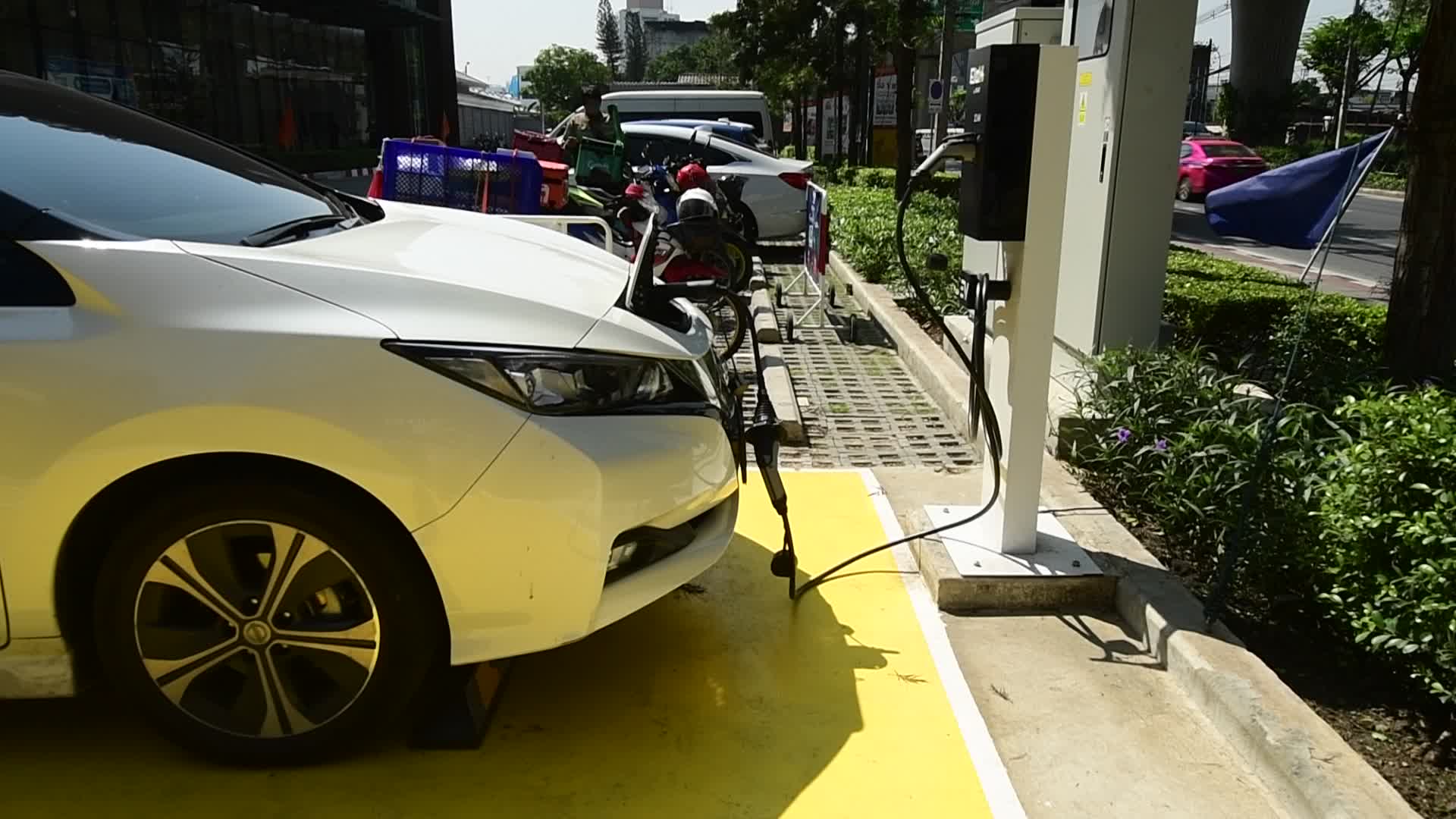 Electric Vehicle (EV) Charging Station In Bangkok