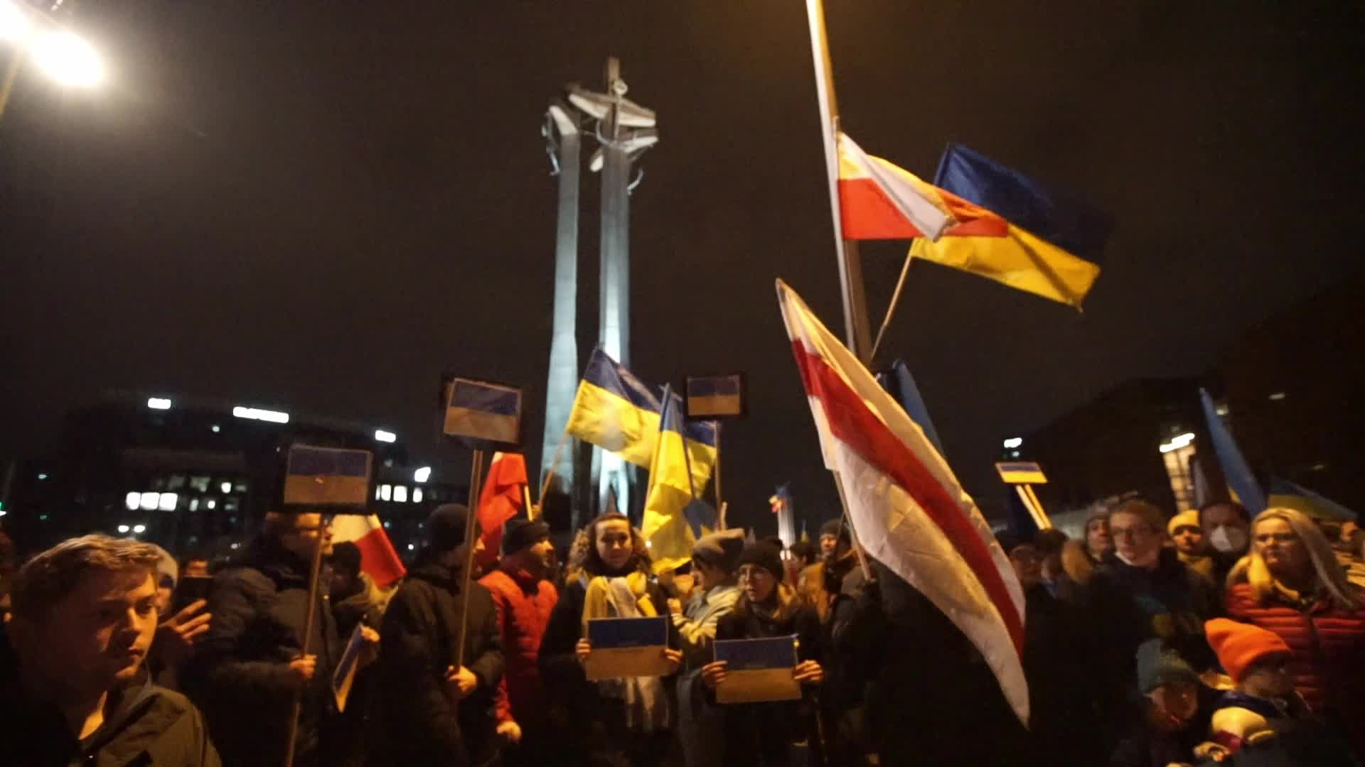 Protest Against Russian Agression In Gdansk, Poland