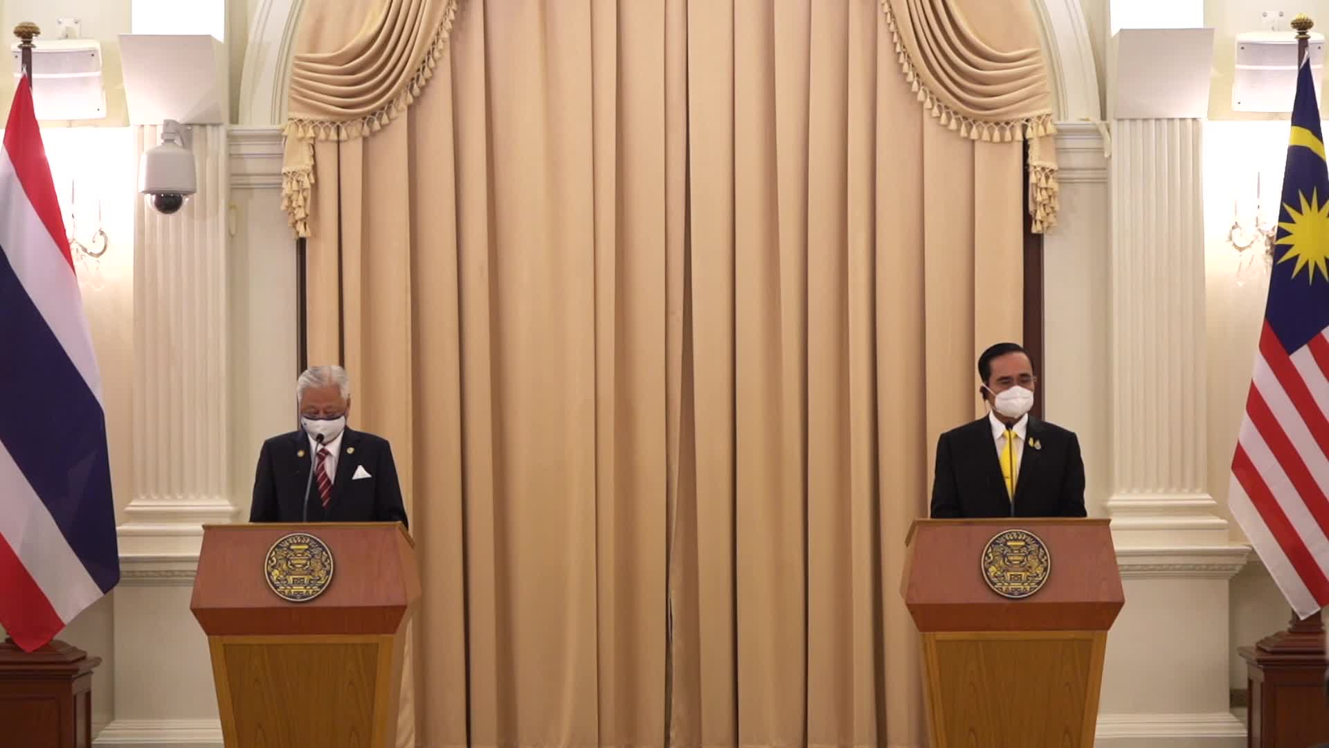 Malaysia's Prime Minister Ismail Sabri Yaakob Visit Thailand.