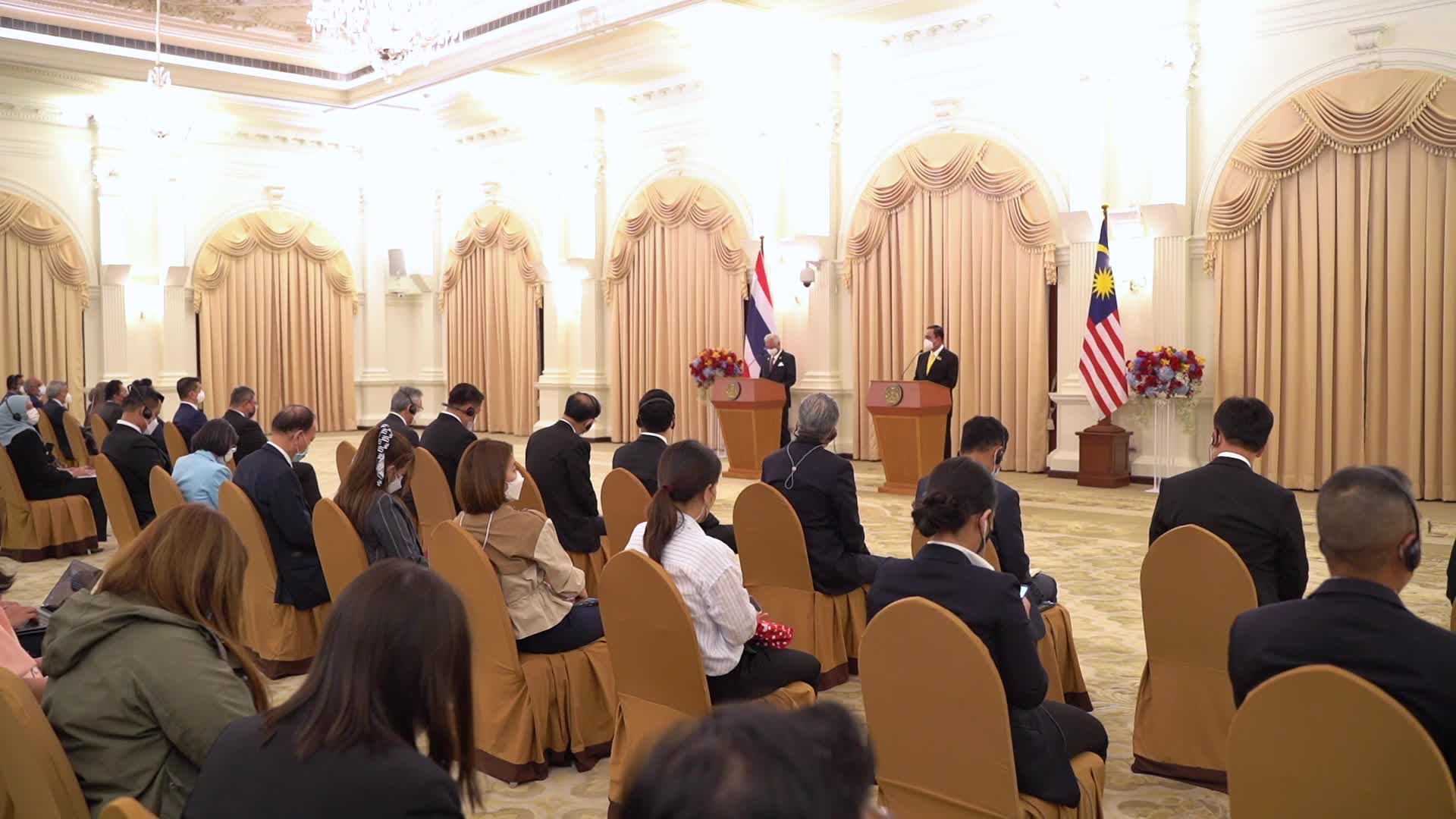 Malaysia's Prime Minister Ismail Sabri Yaakob Visit Thailand.