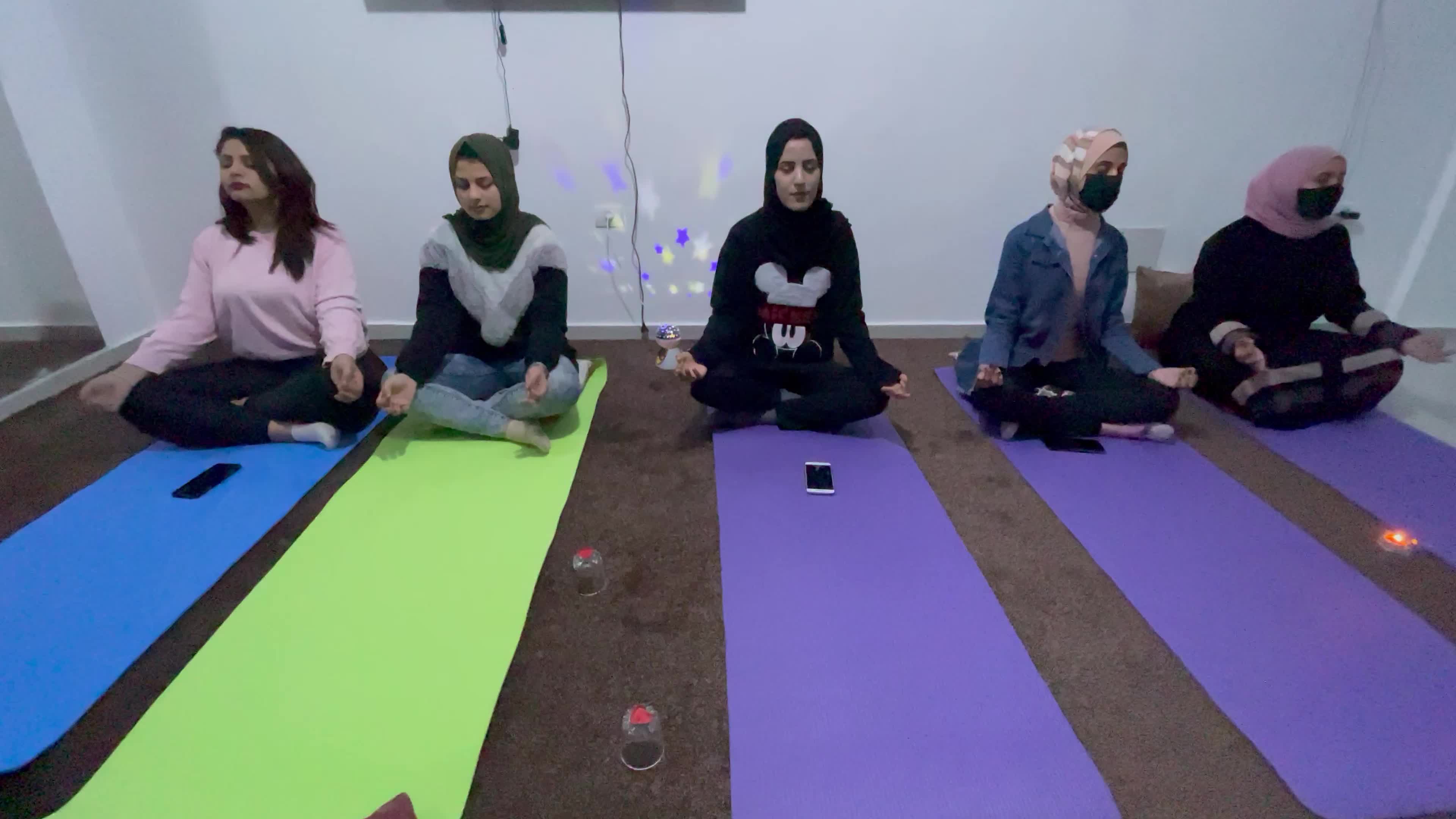 First Yoga Club In Gaza Strip