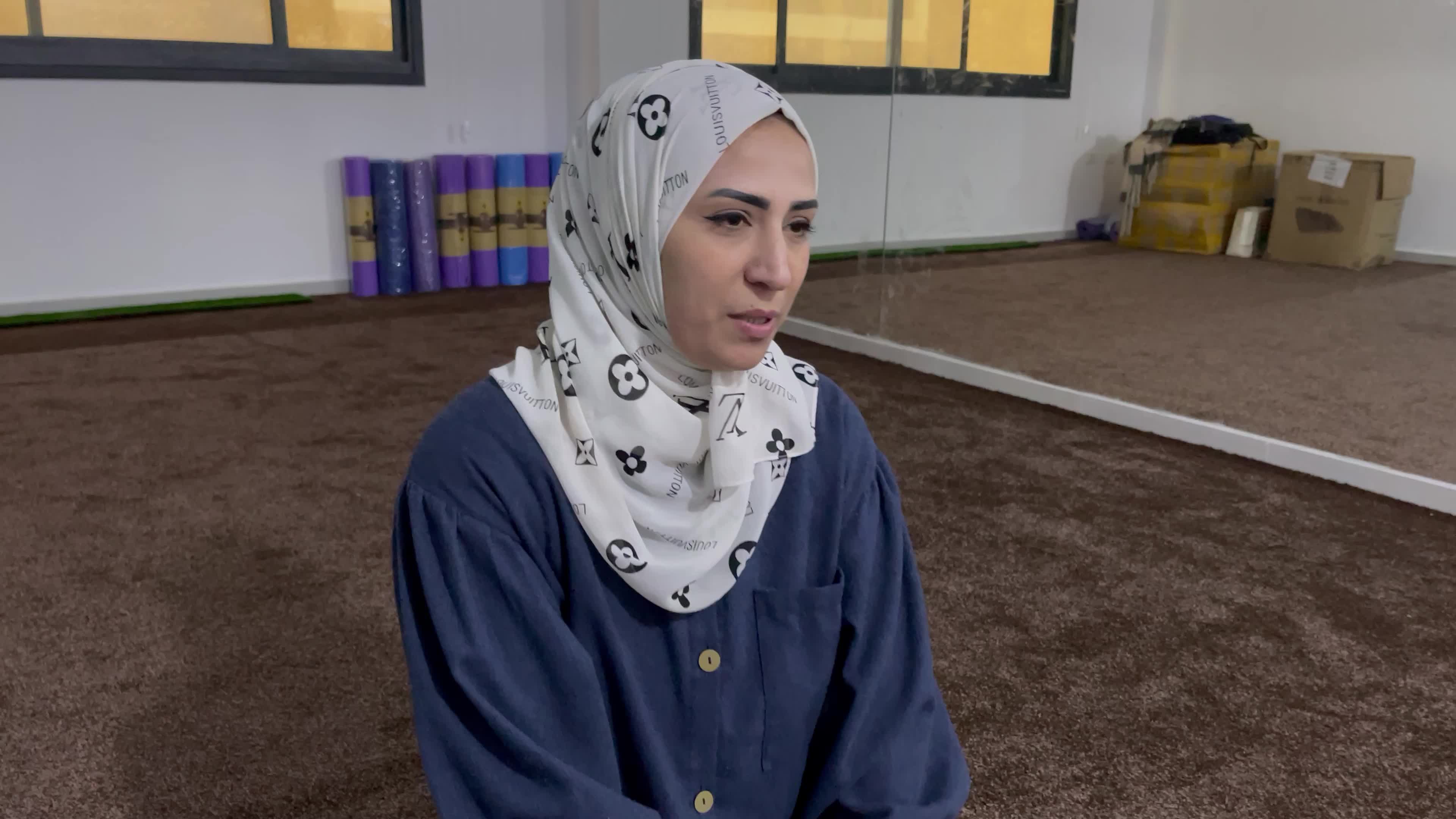 First Yoga Club In Gaza Strip