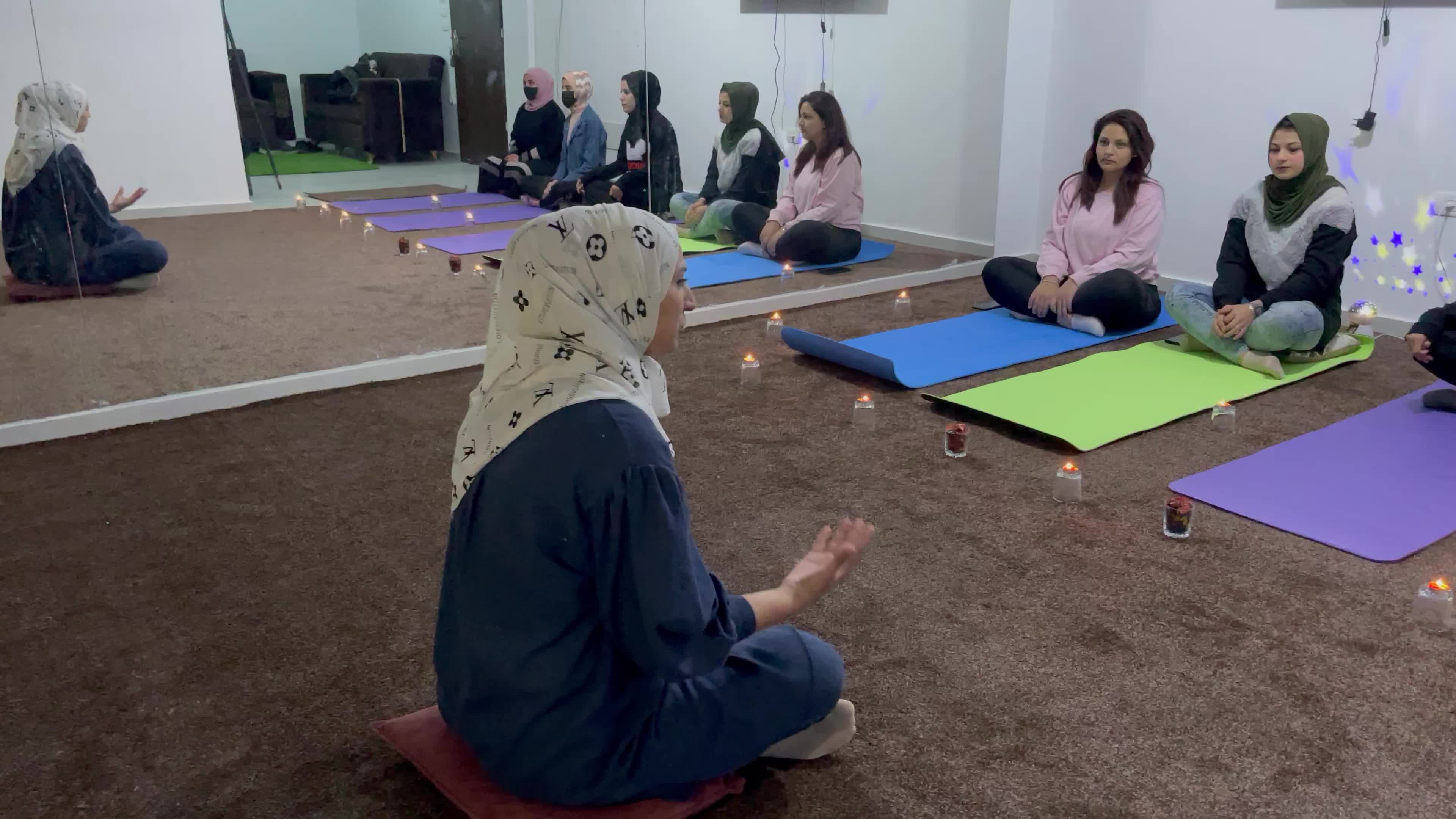 First Yoga Club In Gaza Strip
