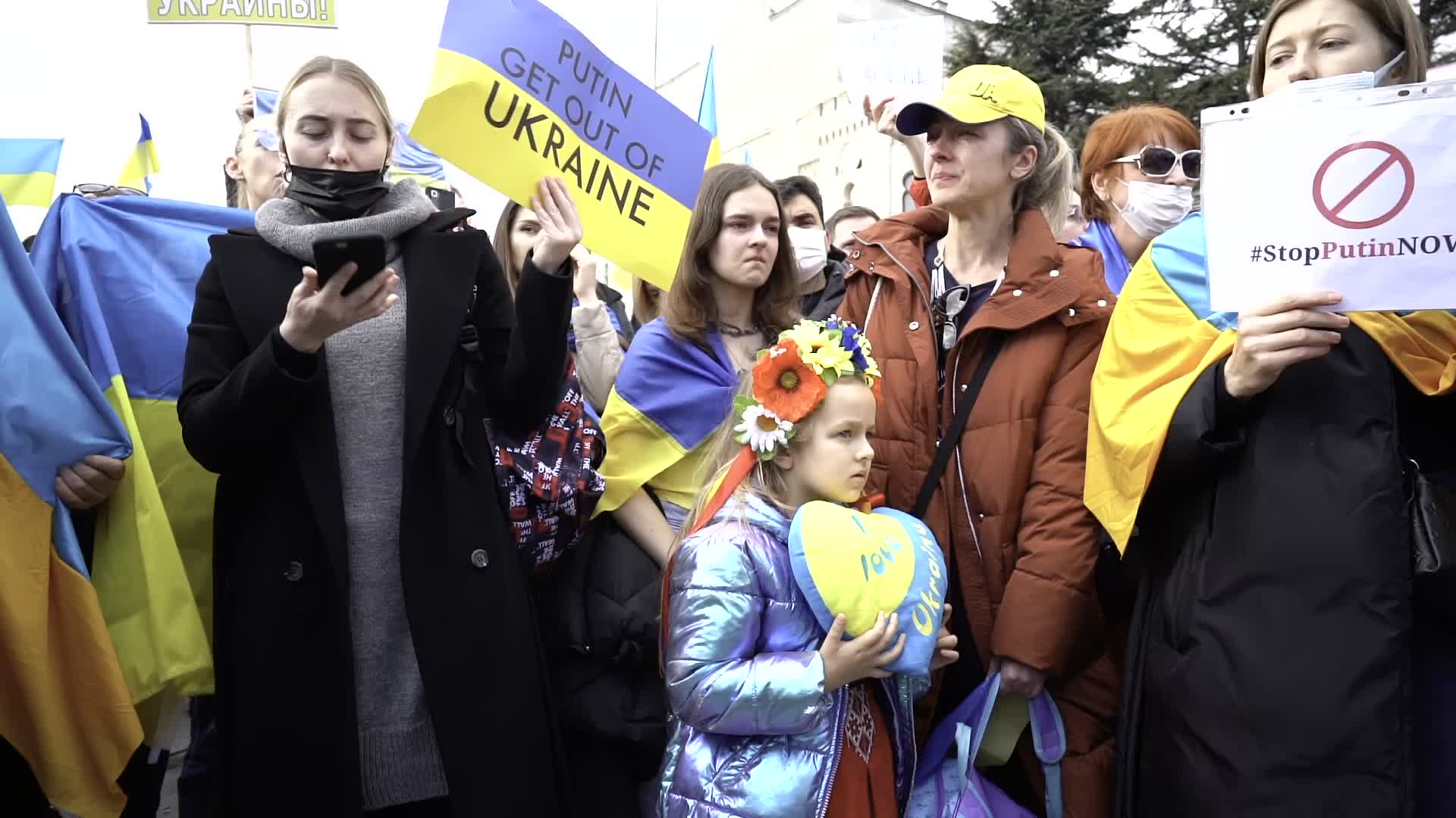 Ukranians In Istanbul Protest Against Russia
