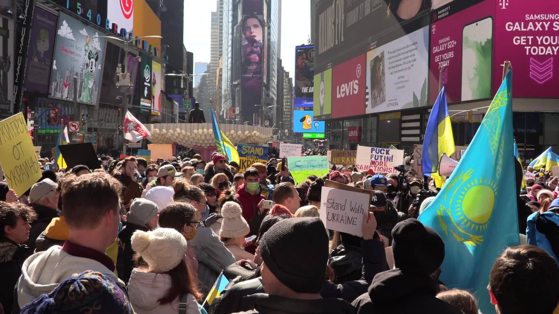 NYC: Ukraine Anti-War Protest