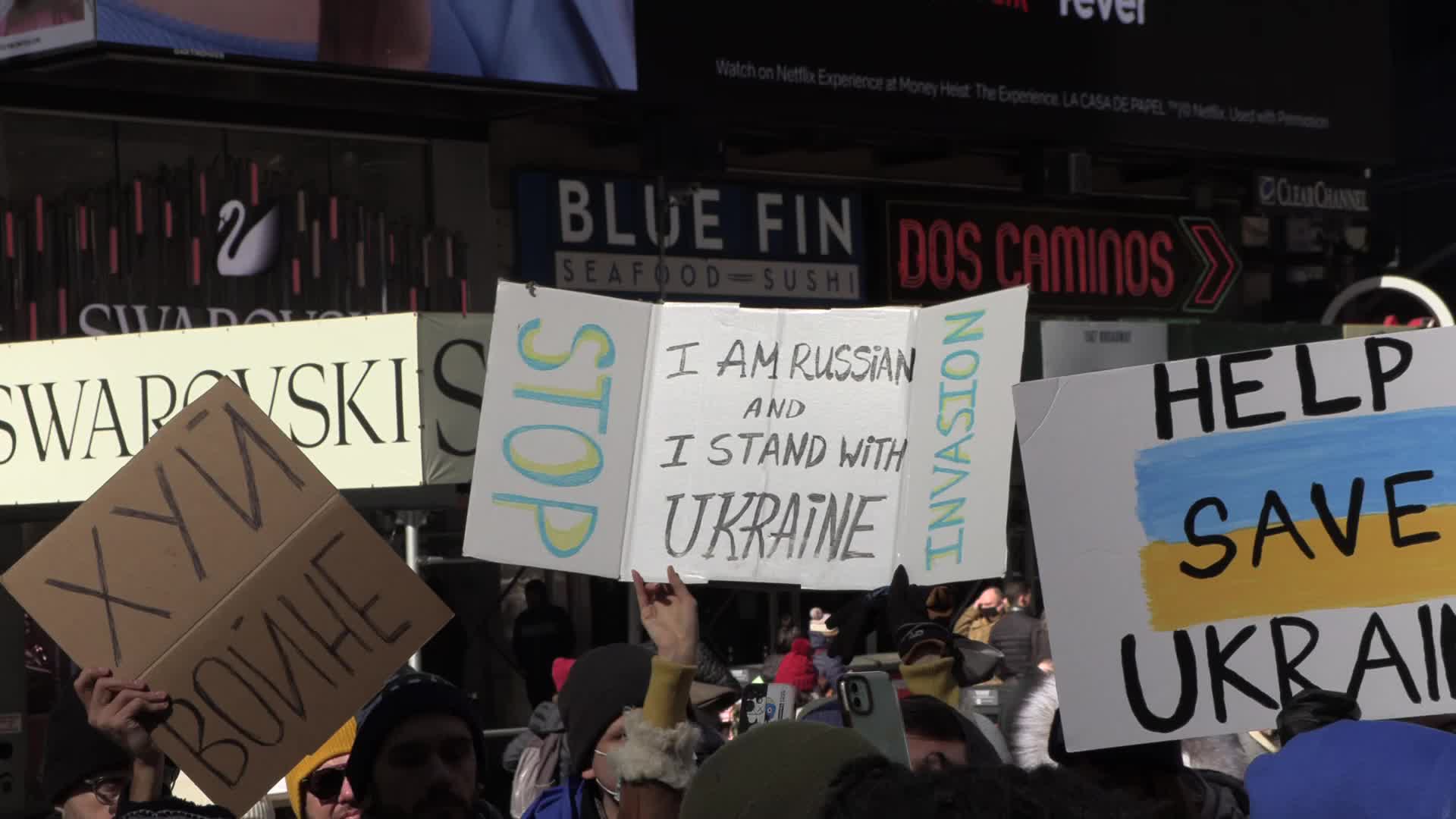 NYC: Ukraine Anti-War Protest