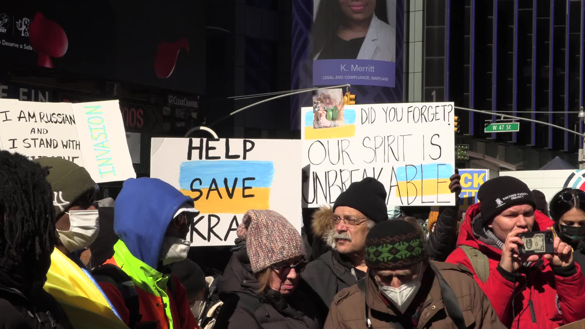 NYC: Ukraine Anti-War Protest