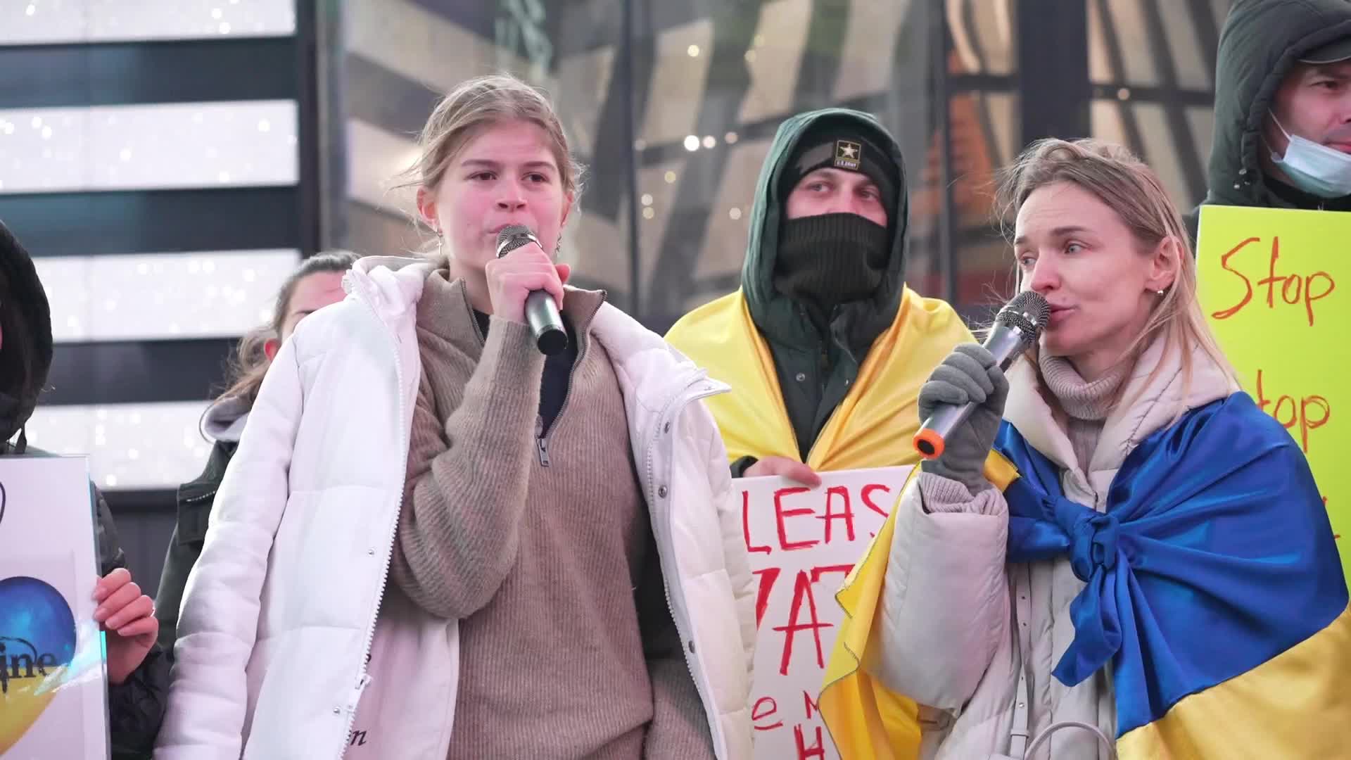 Pro-Ukraine Rally Held In New York City