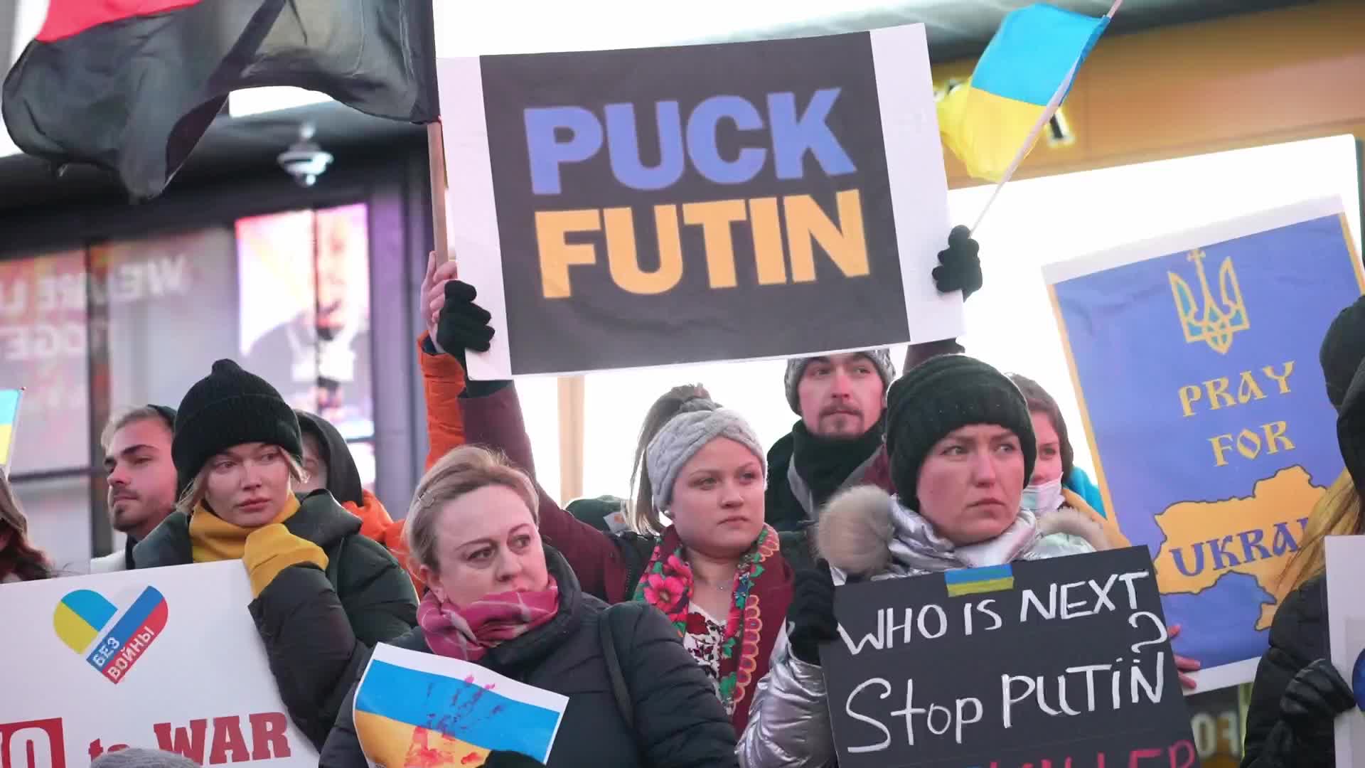Pro-Ukraine Rally Held In New York City