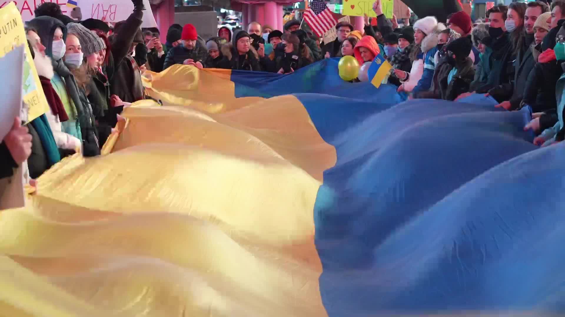 Pro-Ukraine Rally Held In New York City