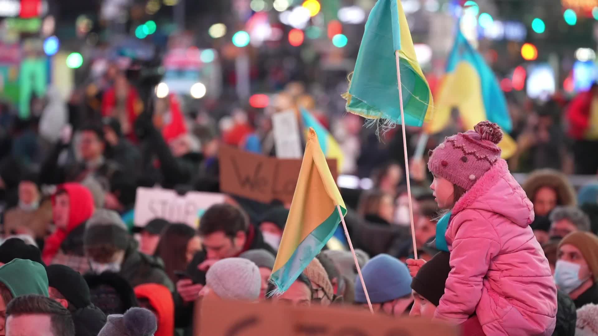 Pro-Ukraine Rally Held In New York City
