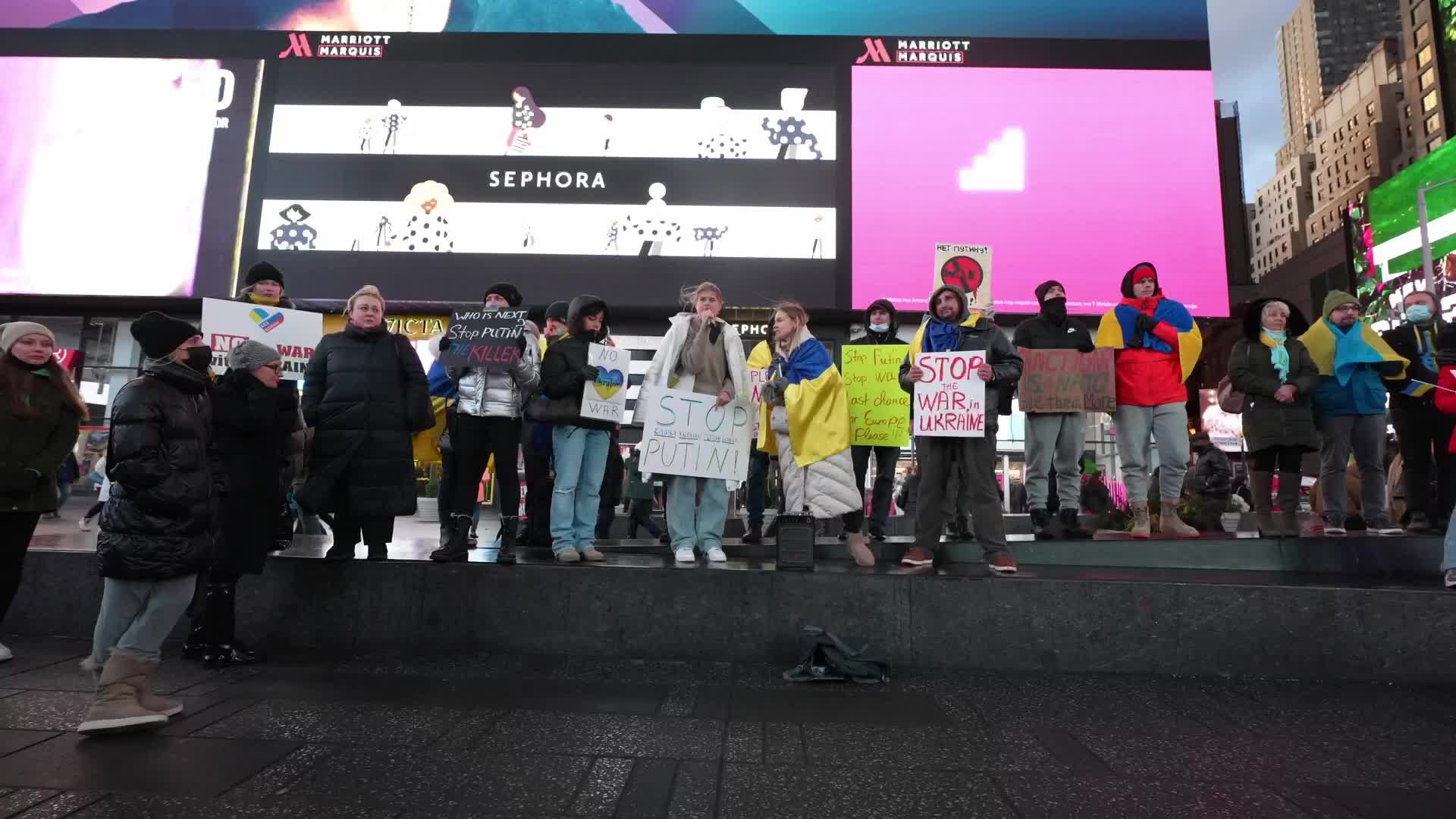 Pro-Ukraine Rally Held In New York City