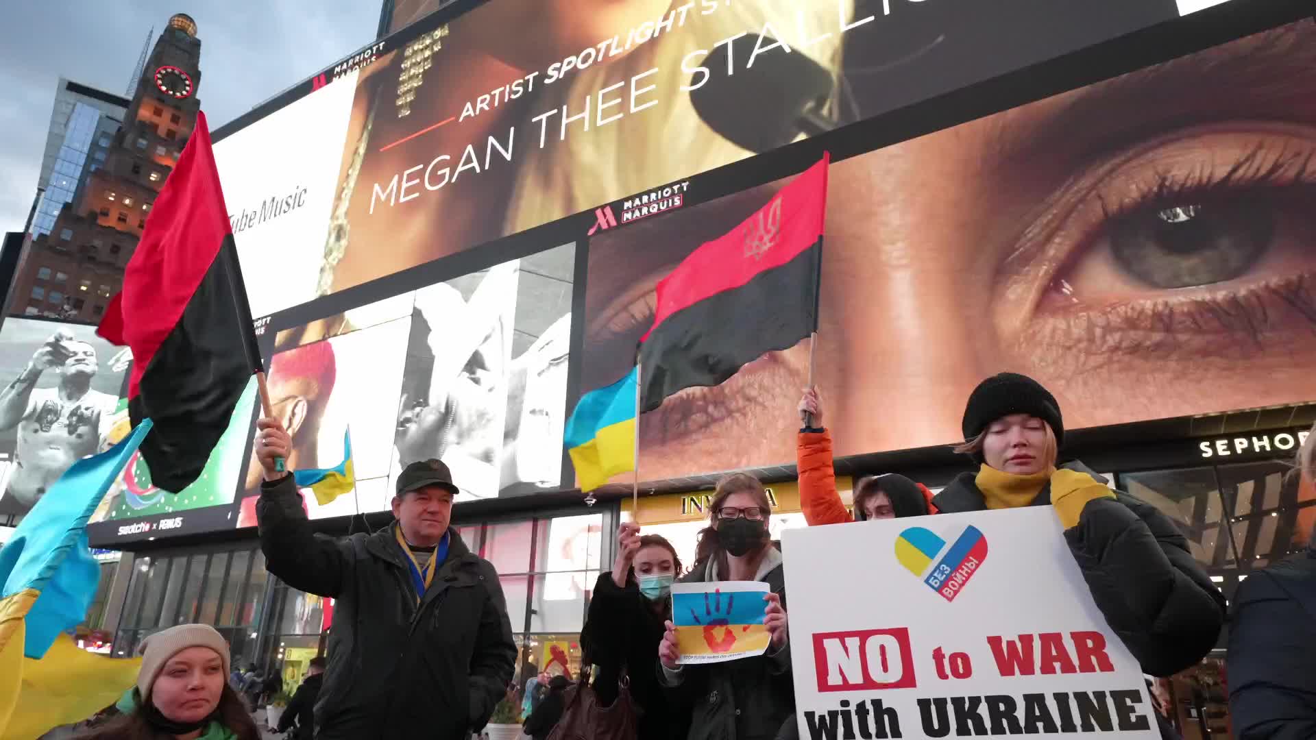 Pro-Ukraine Rally Held In New York City