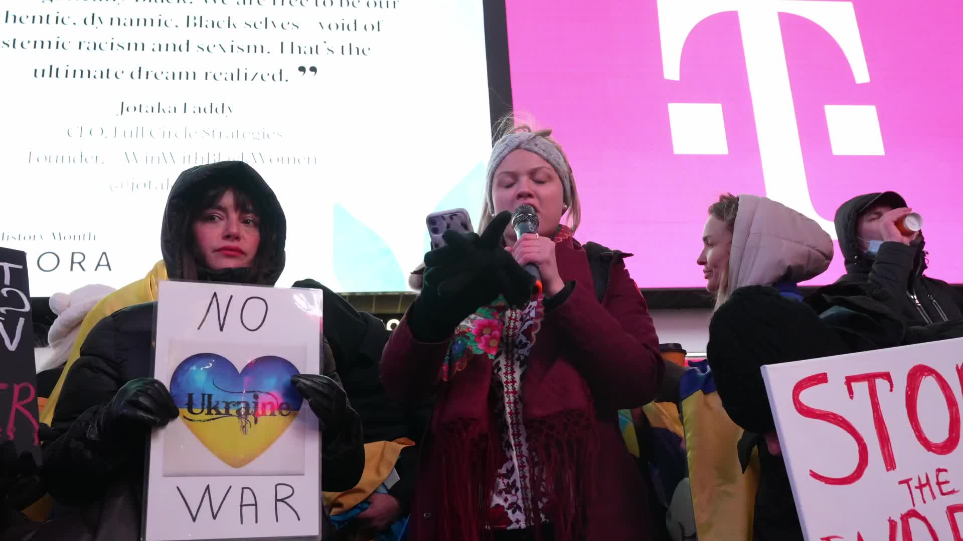 Pro-Ukraine Rally Held In New York City