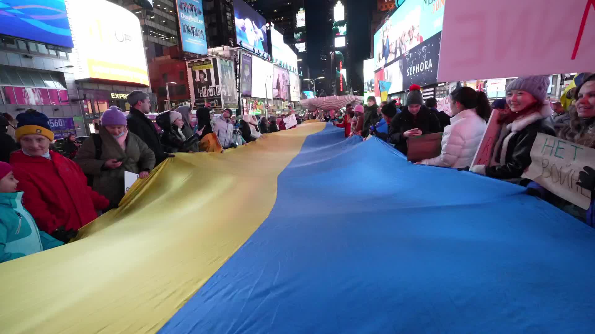 Pro-Ukraine Rally Held In New York City