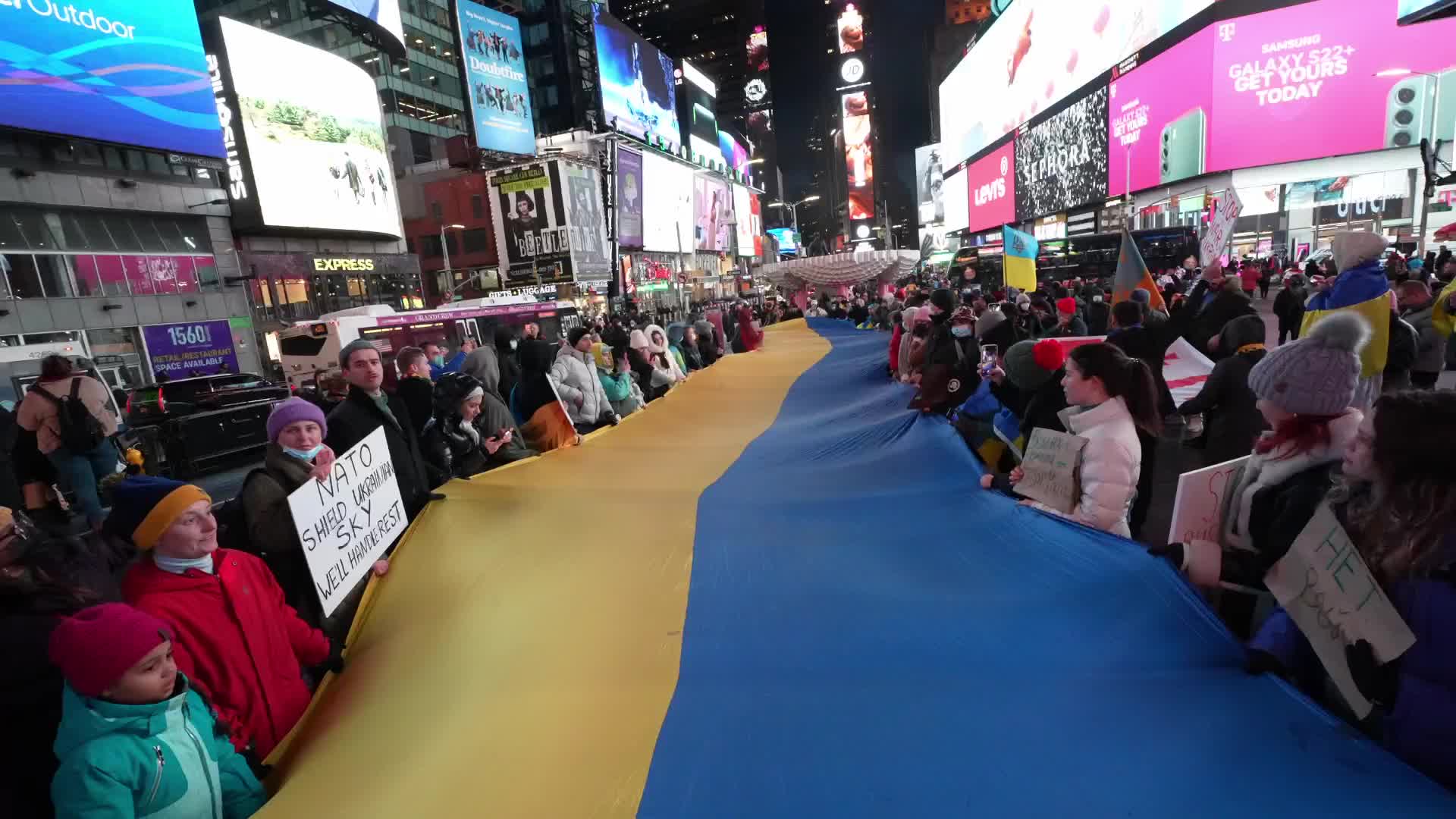 Pro-Ukraine Rally Held In New York City