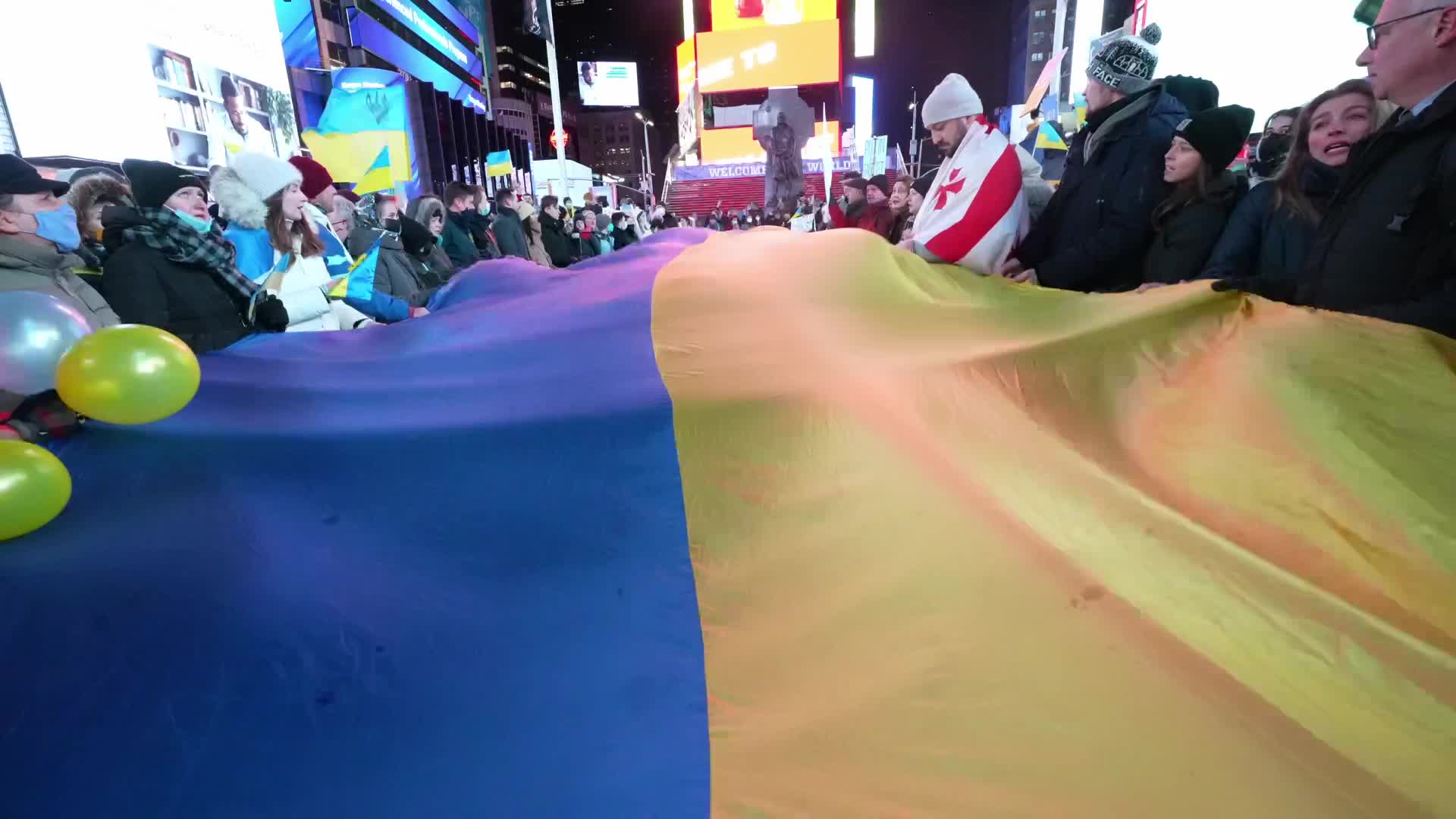 Pro-Ukraine Rally Held In New York City