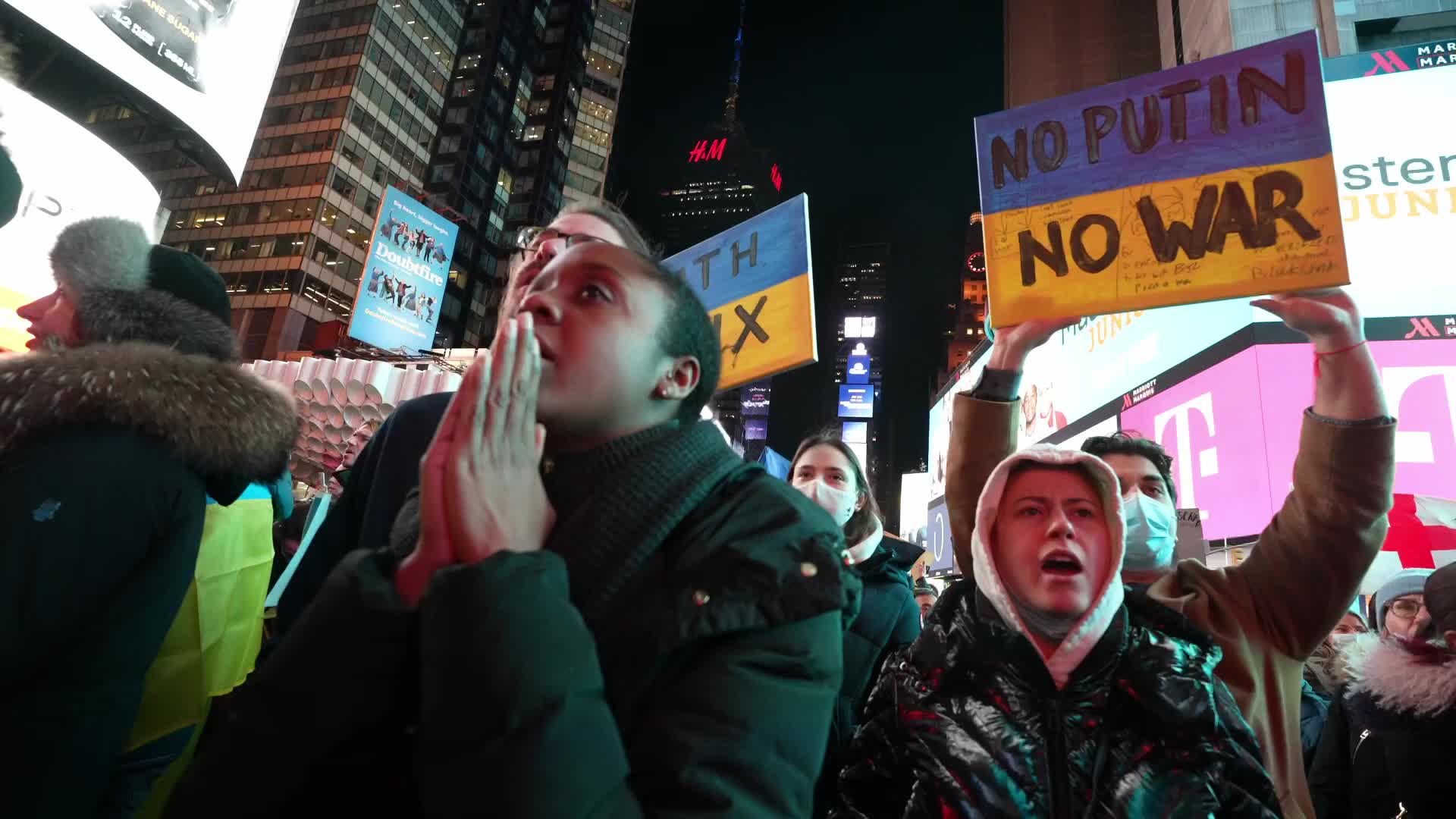 Pro-Ukraine Rally Held In New York City