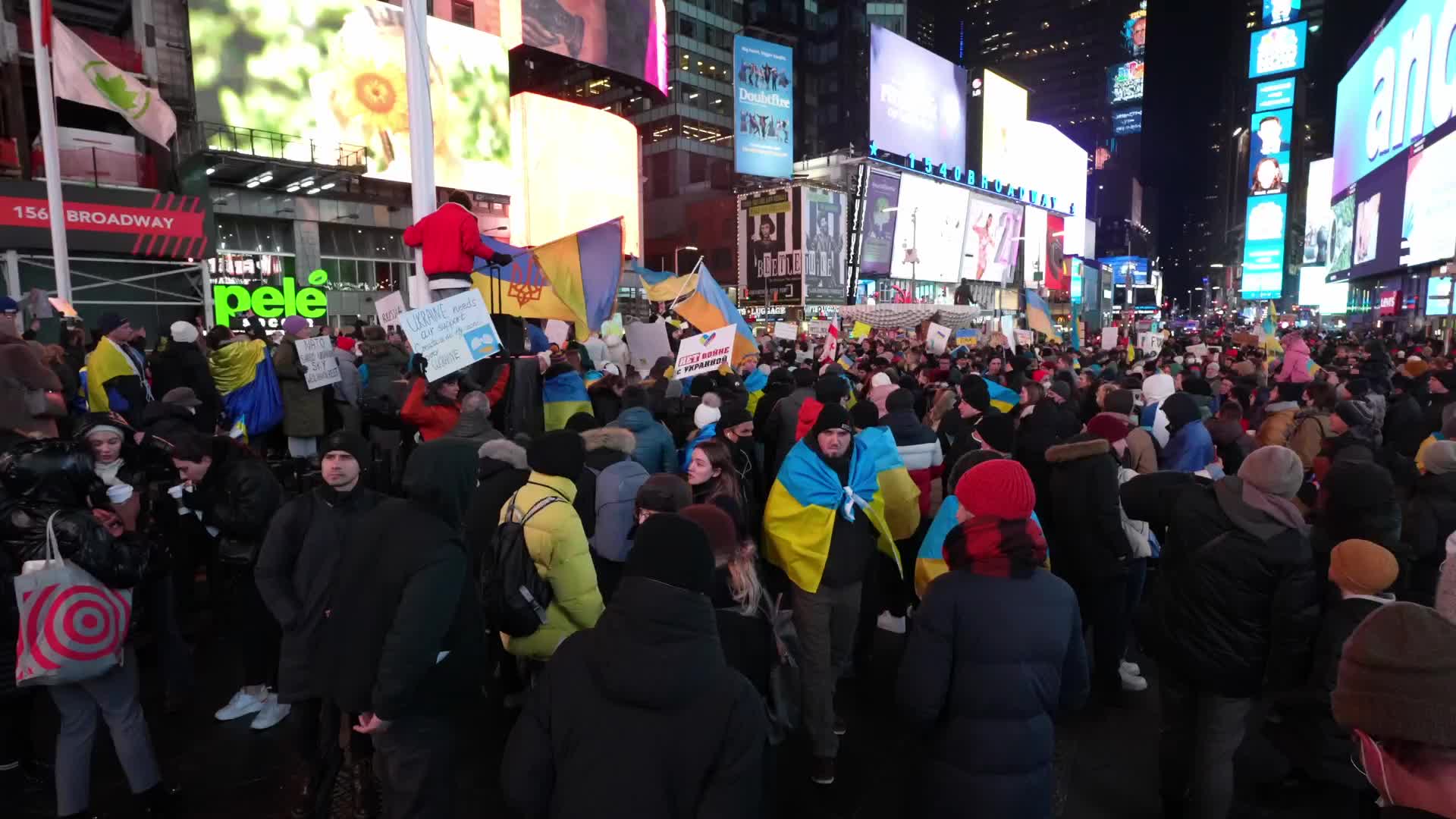 Pro-Ukraine Rally Held In New York City