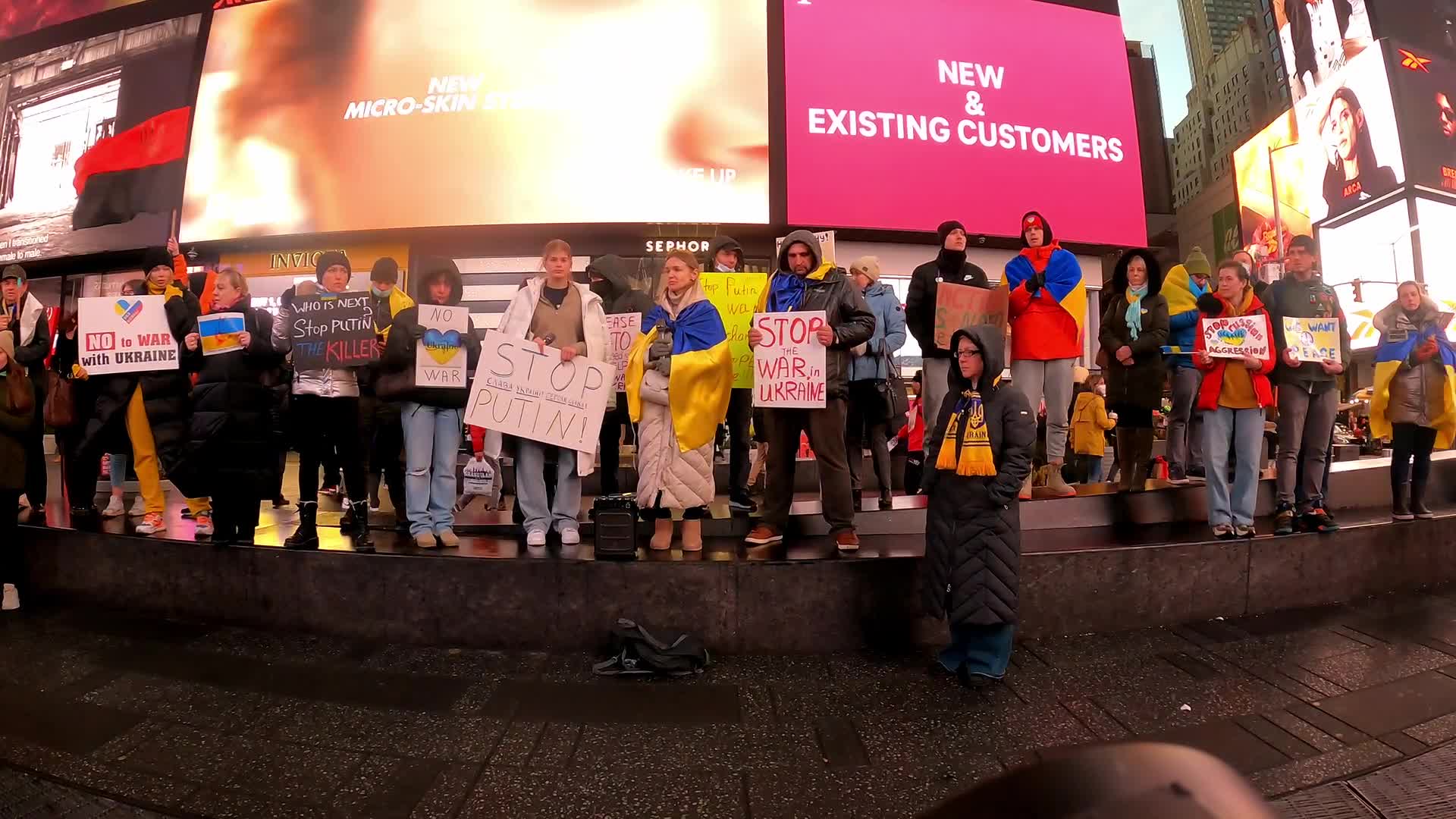 Pro-Ukraine Rally Held In New York City