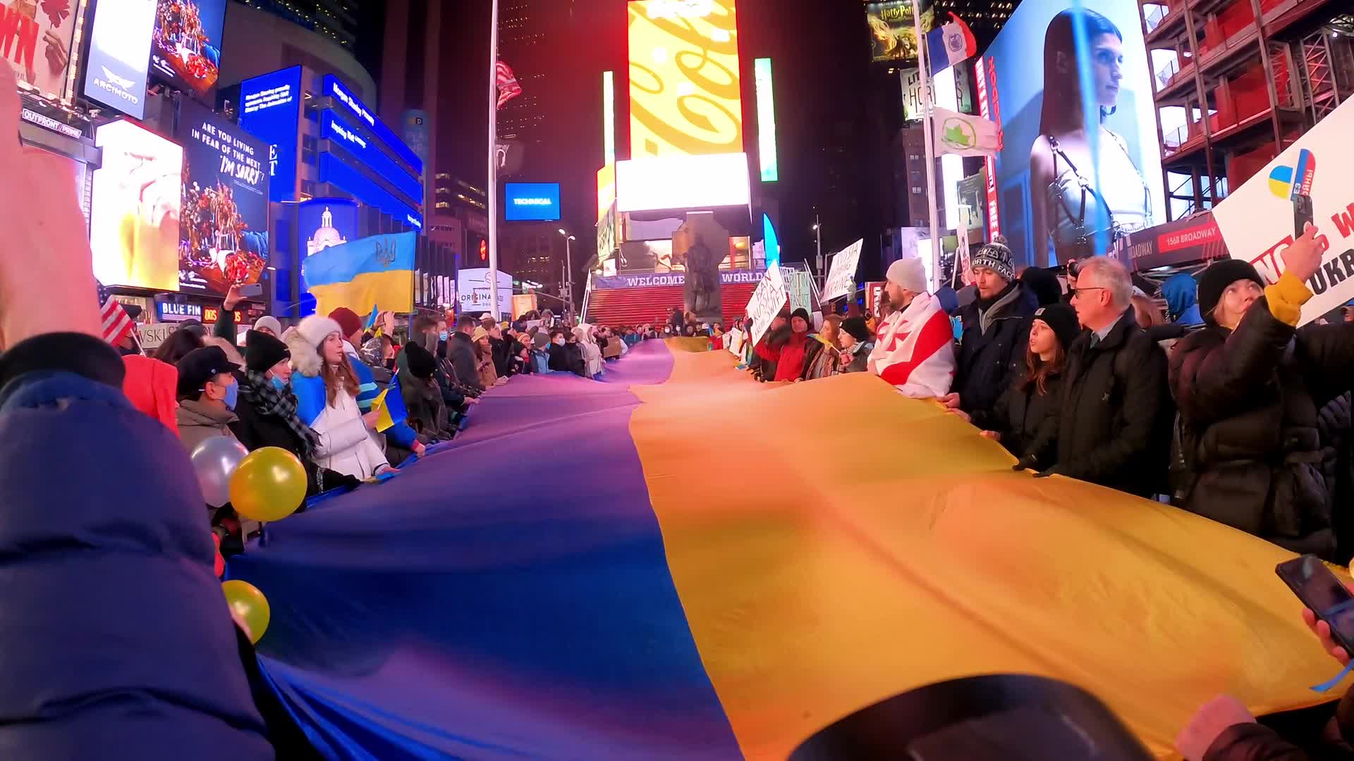 Pro-Ukraine Rally Held In New York City