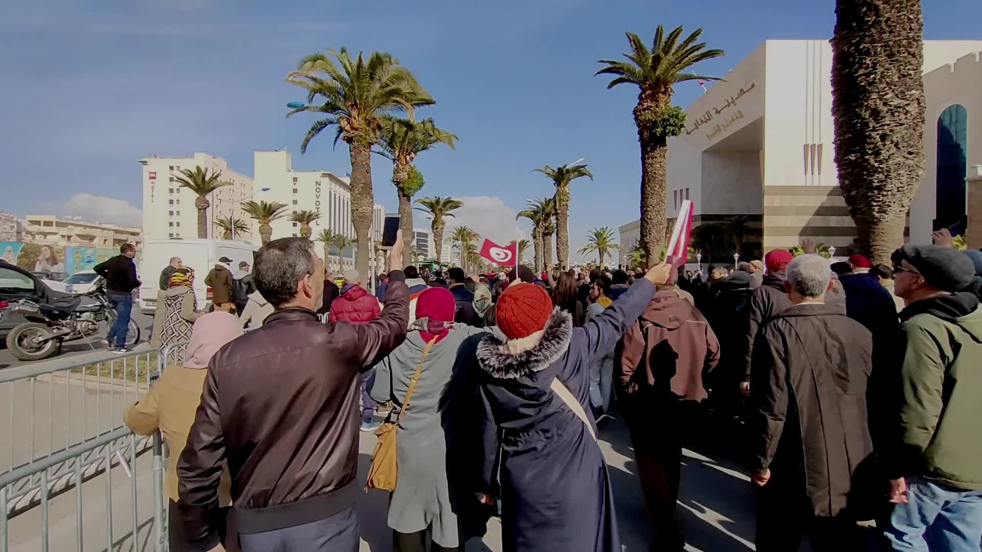 President Saied’s Opponents Demonstrate In Support Of Judiciary Independence In Tunis