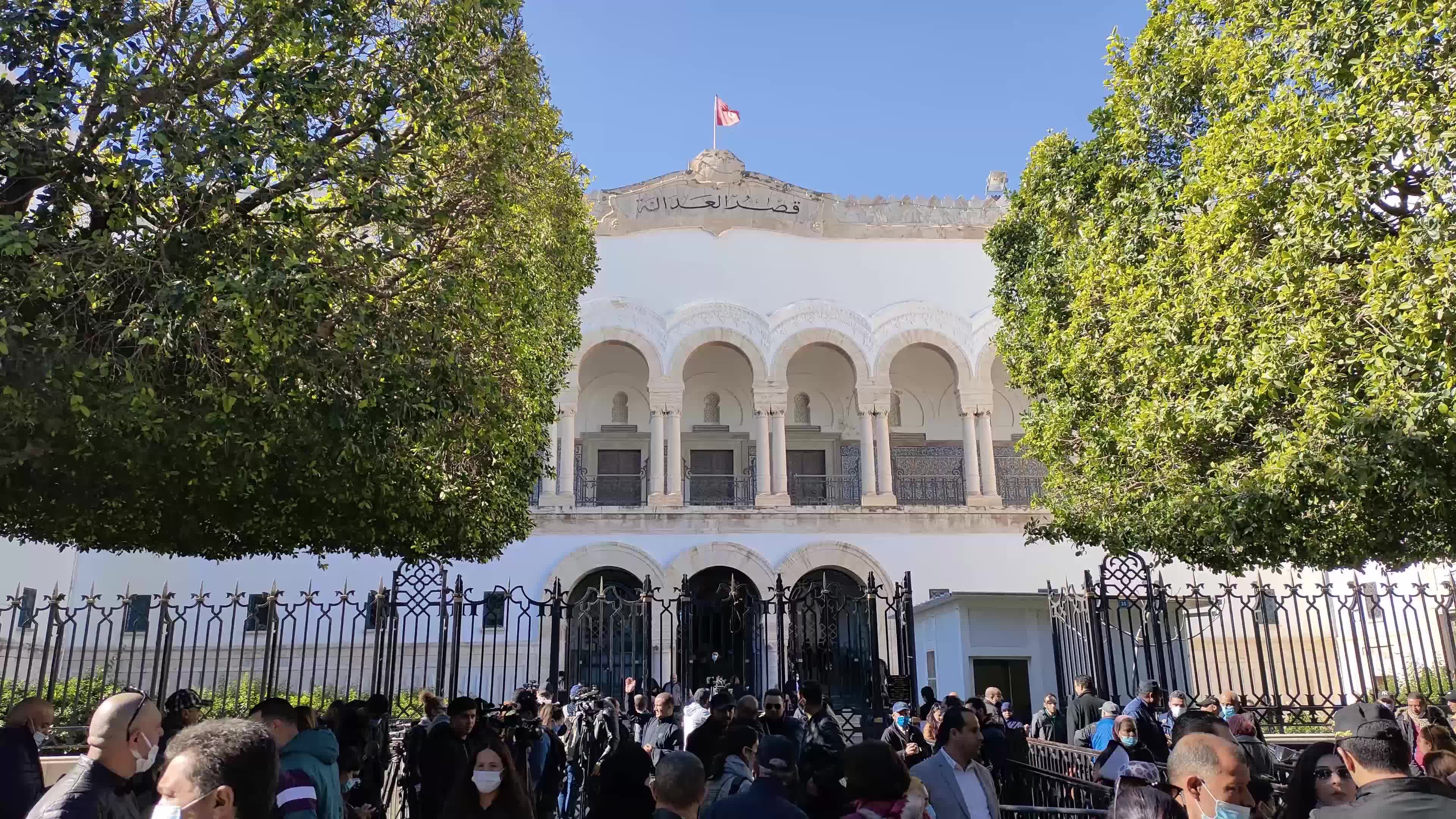 Judges Protest President Saied's Decision to Dissolve Supreme Judicial Council In Tunis