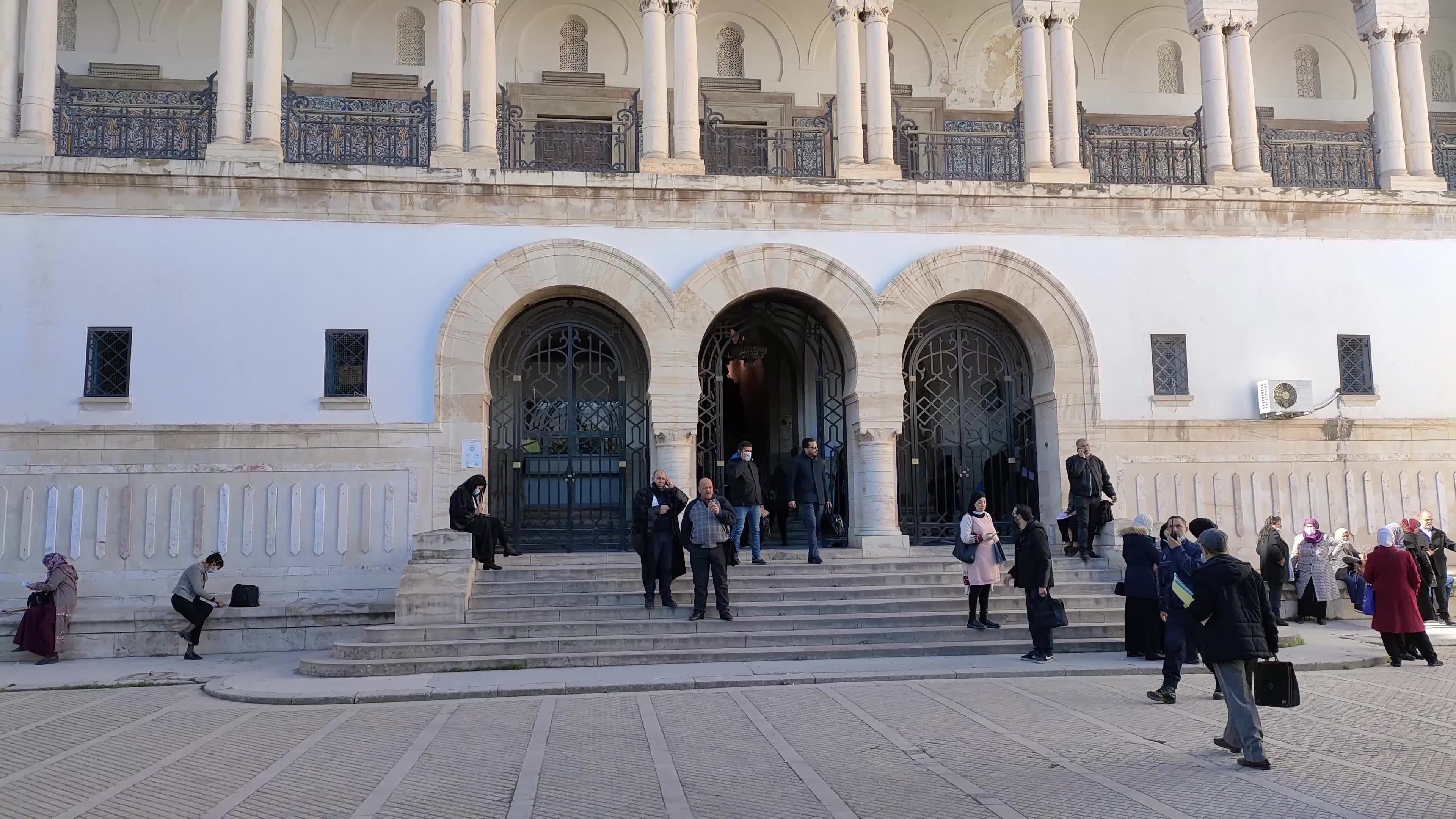 Judges Protest President Saied's Decision to Dissolve Supreme Judicial Council In Tunis