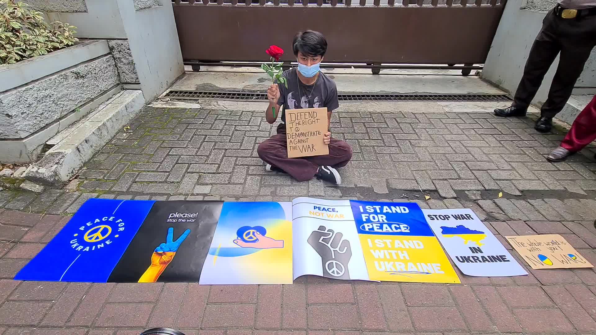 Anti War Protest In Jakarta, Indonesia