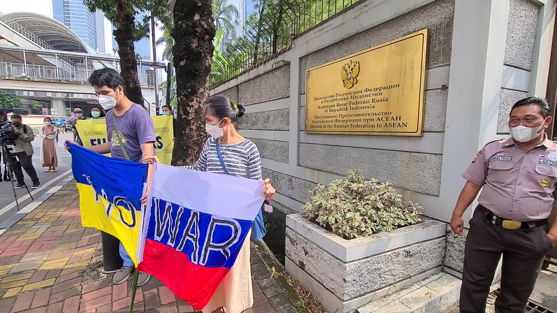 Anti War Protest In Jakarta, Indonesia