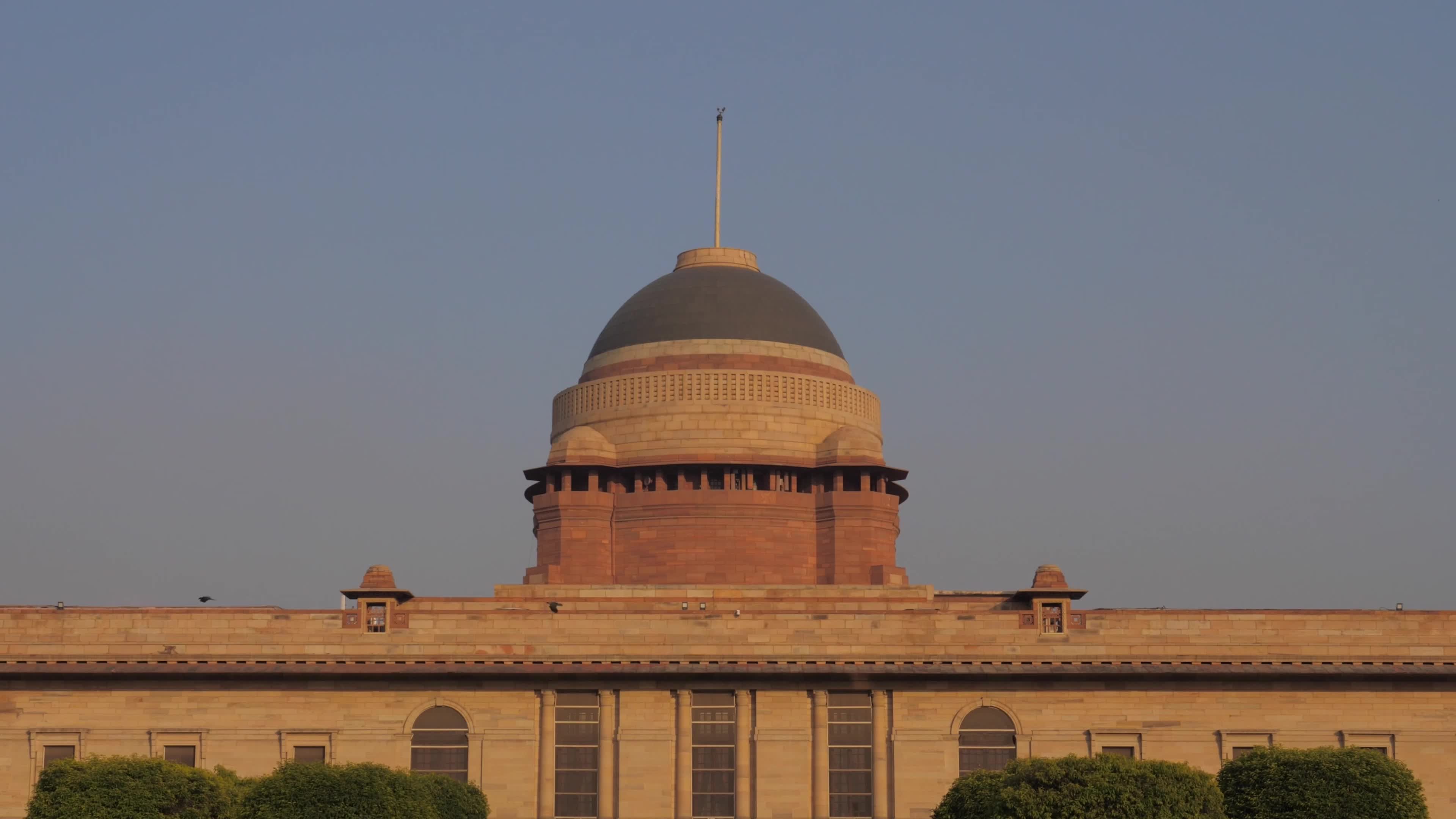 A view of Rashtrapati Bhavan (President Palace)