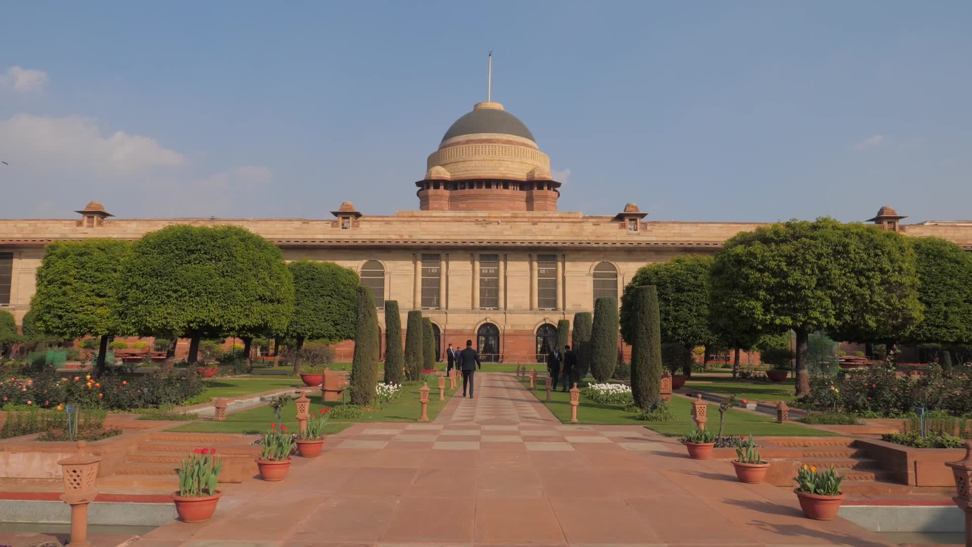 Mughal Garden Reopens In New Delhi