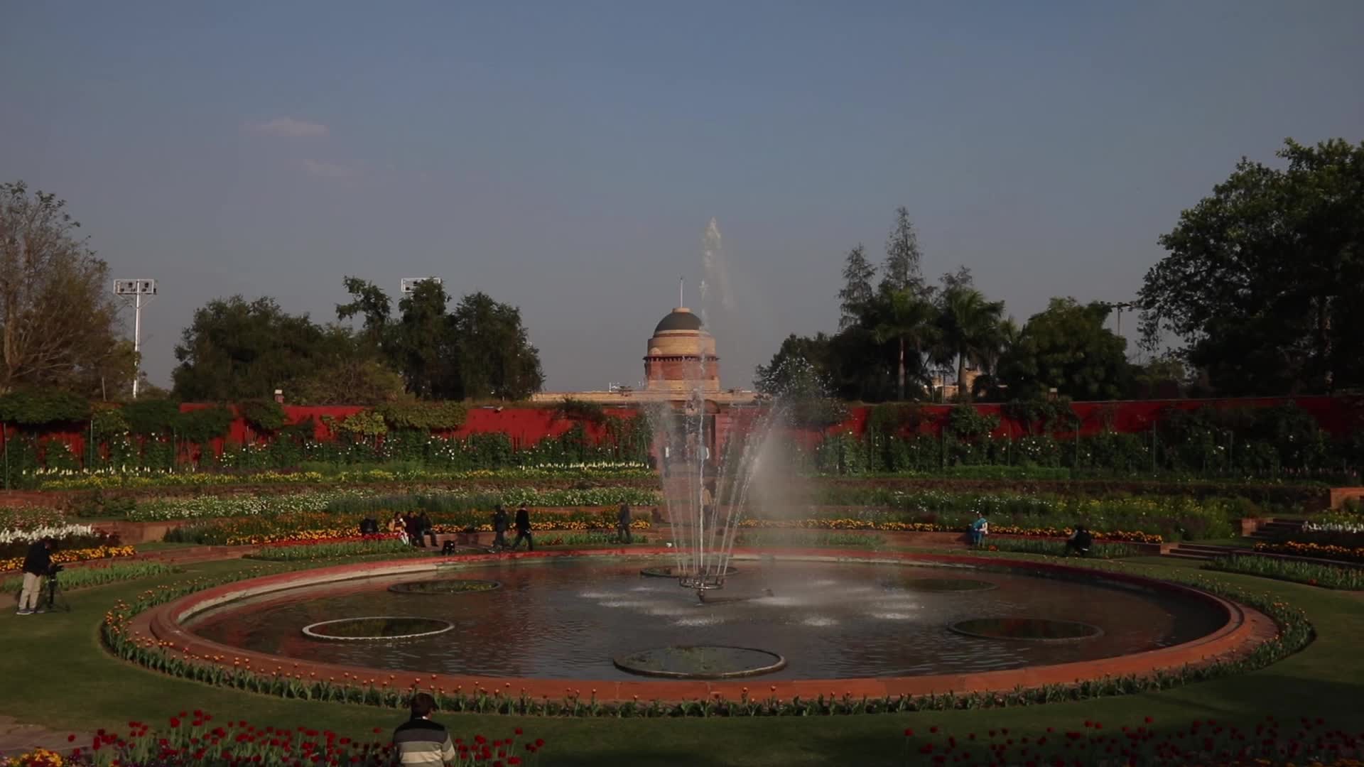Mughal Garden Reopens In New Delhi